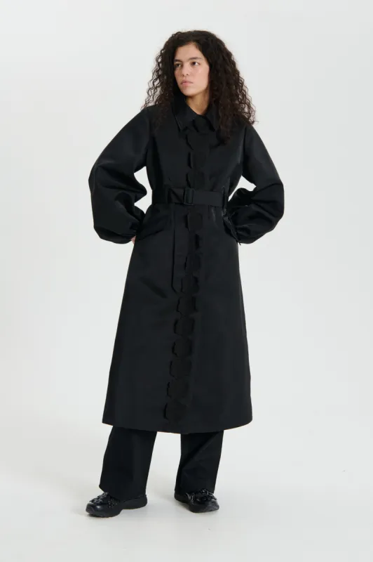 ORAH | COAT TECHNICAL CANVAS BLACK sold by Cecilie Bahnsen