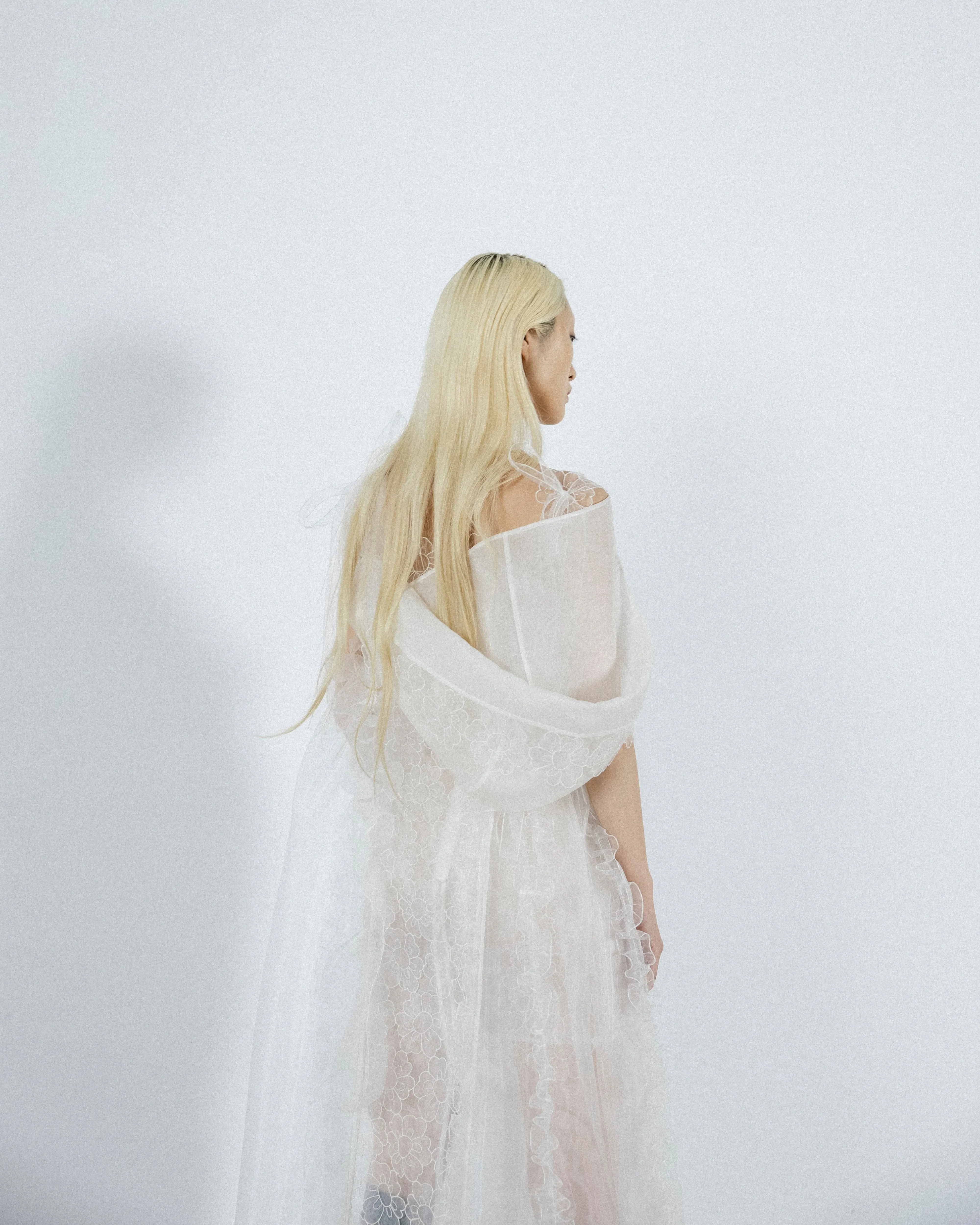 OSWALD | DRESS MAGNOLIA EMBROIDERY WHITE sold by Cecilie Bahnsen product image thumbnail 2