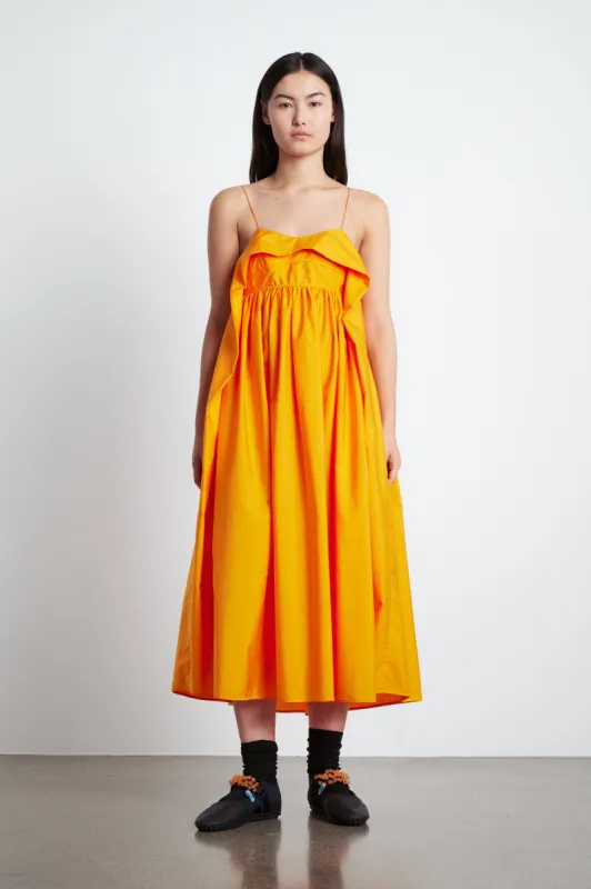 SUSA | DRESS COTTON TANGERINE made by Cecilie Bahnsen