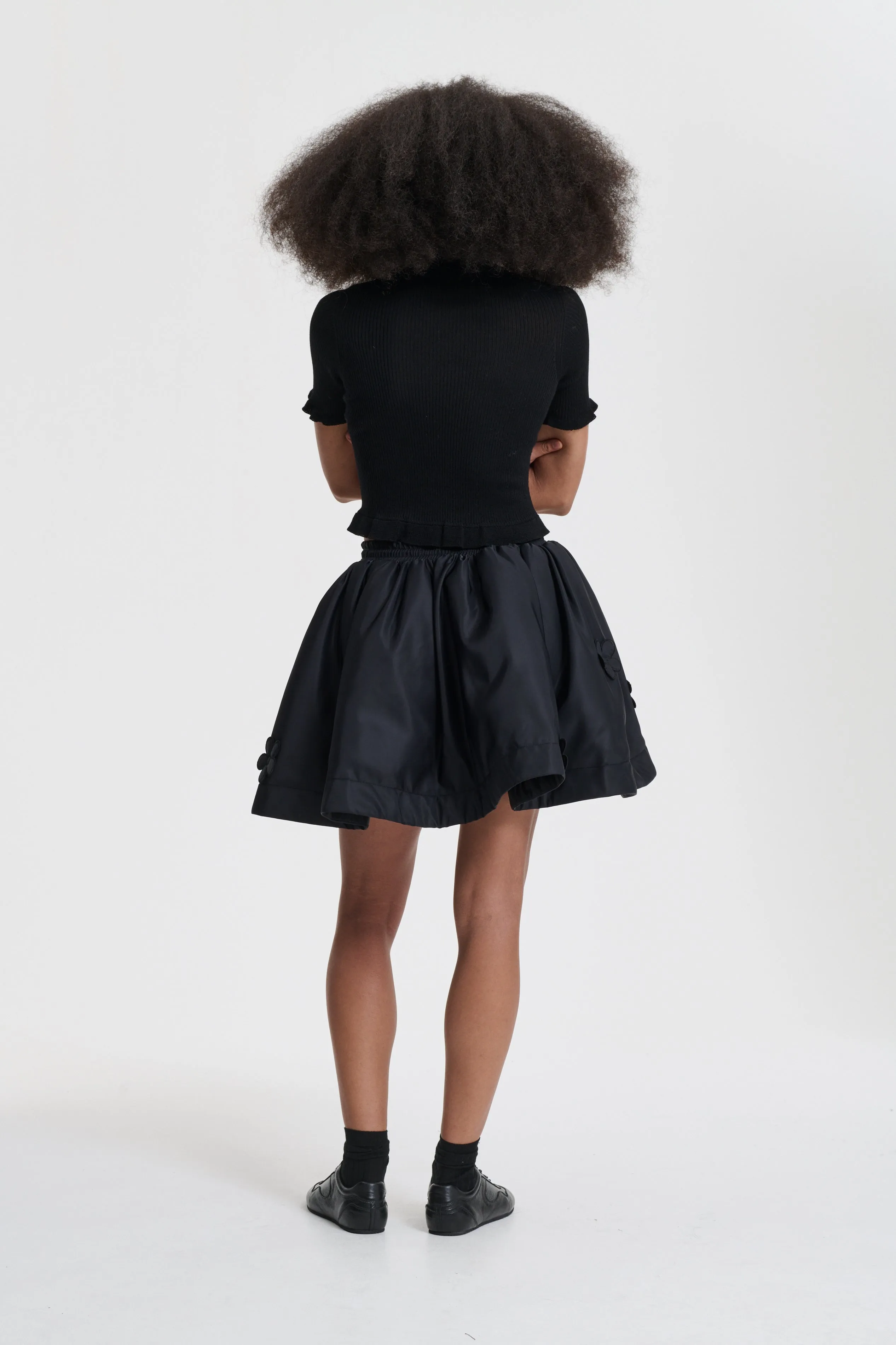 BENTLEY | TOP SEAMLESS MERINO BLACK sold by Cecilie Bahnsen product image thumbnail 3
