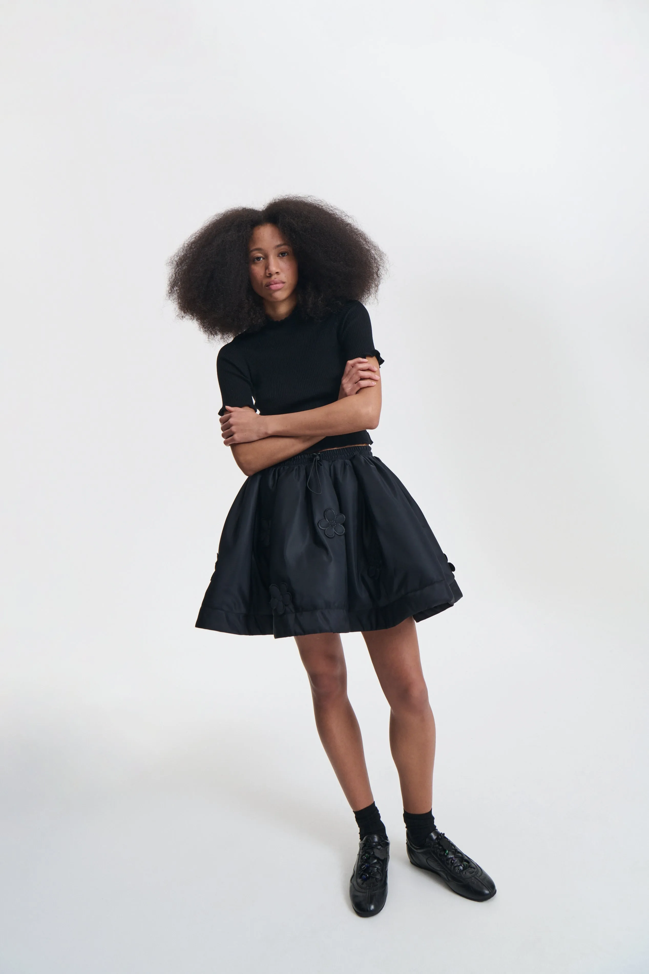 BENTLEY | TOP SEAMLESS MERINO BLACK sold by Cecilie Bahnsen product image thumbnail 4