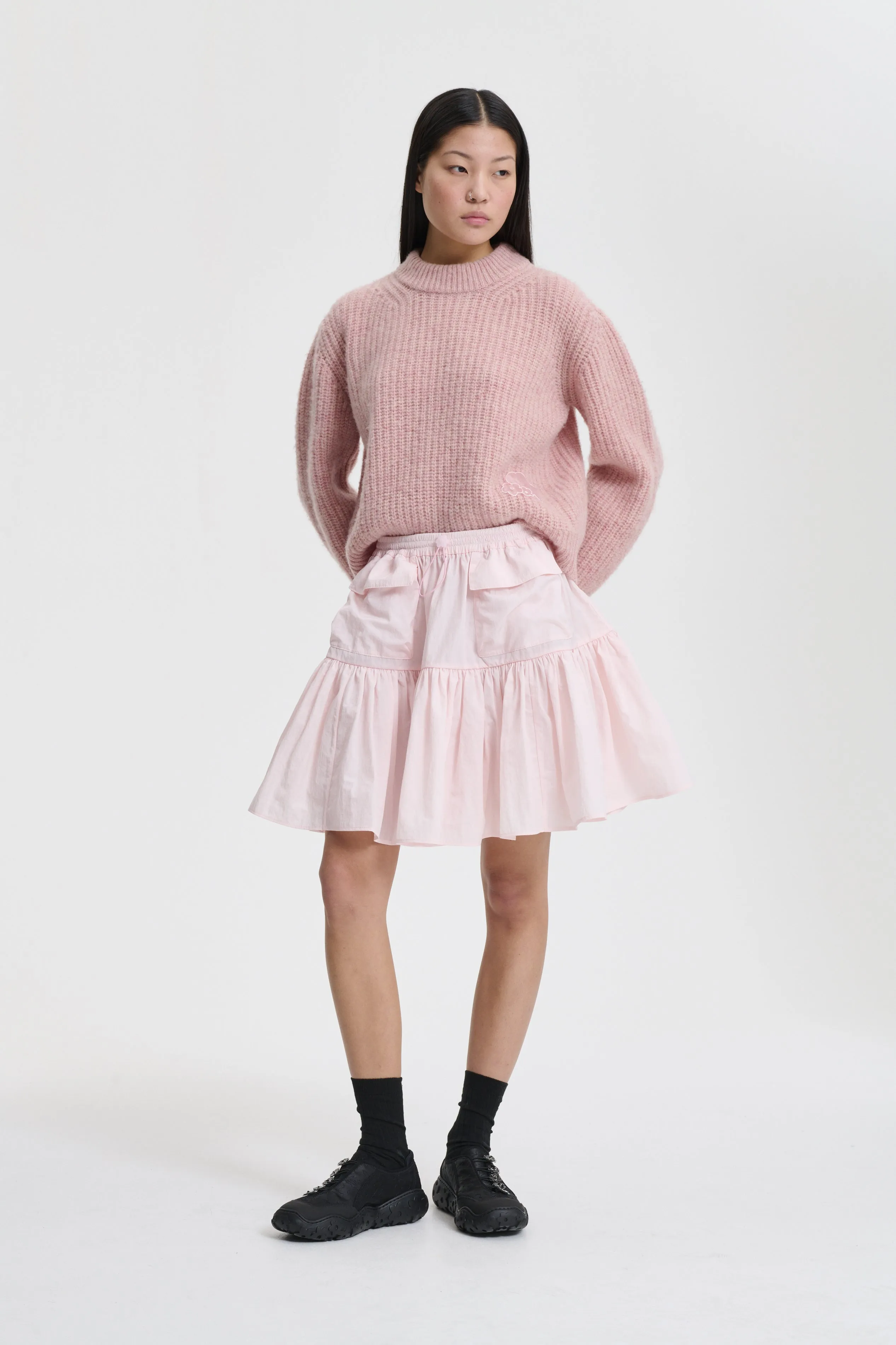 BEGA | PULLOVER FISHERMAN KNIT SOFT PINK sold by Cecilie Bahnsen product image thumbnail 2