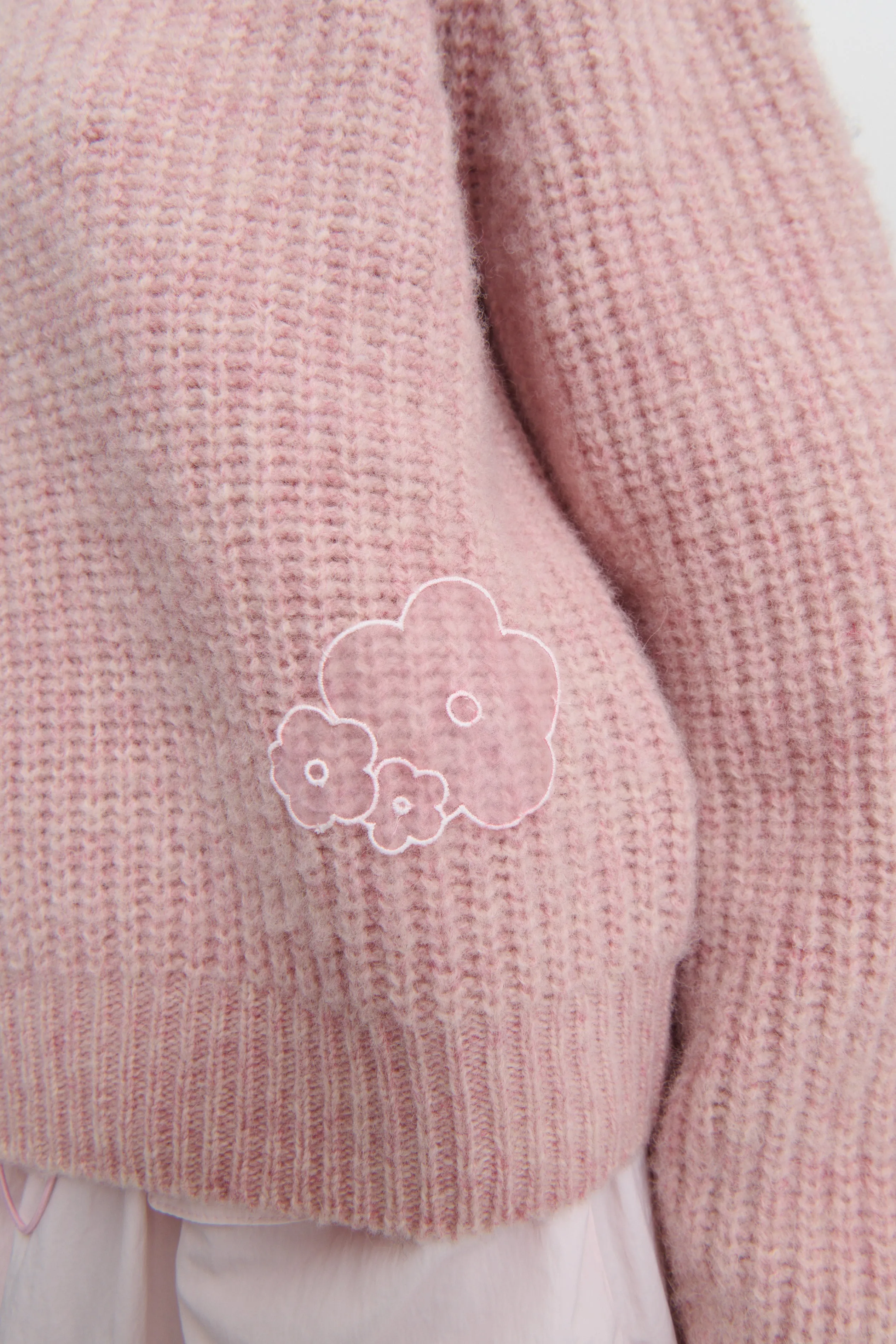 BEGA | PULLOVER FISHERMAN KNIT SOFT PINK sold by Cecilie Bahnsen product image thumbnail 4
