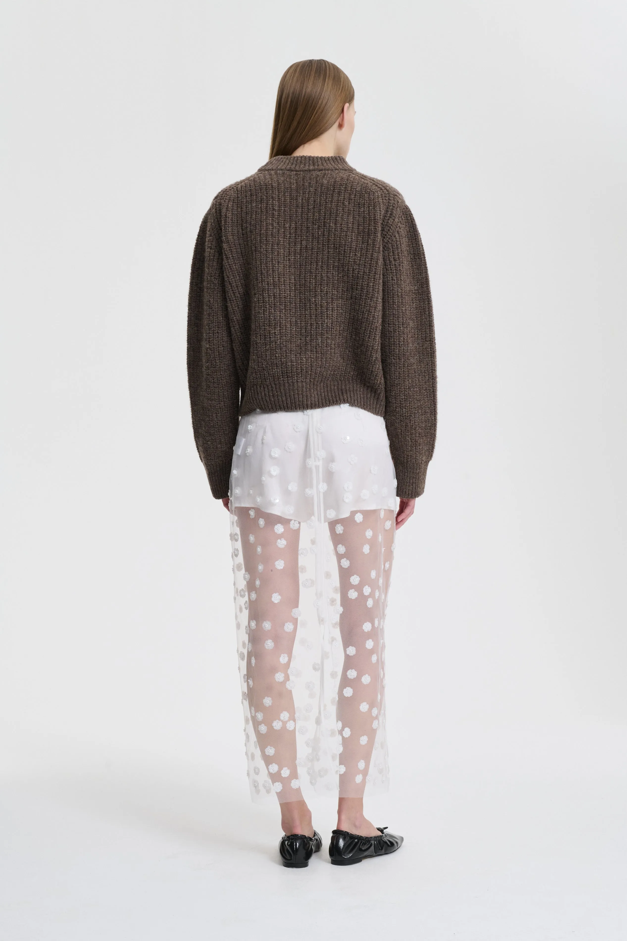 BEGA | PULLOVER FISHERMAN KNIT BROWN sold by Cecilie Bahnsen product image thumbnail 2