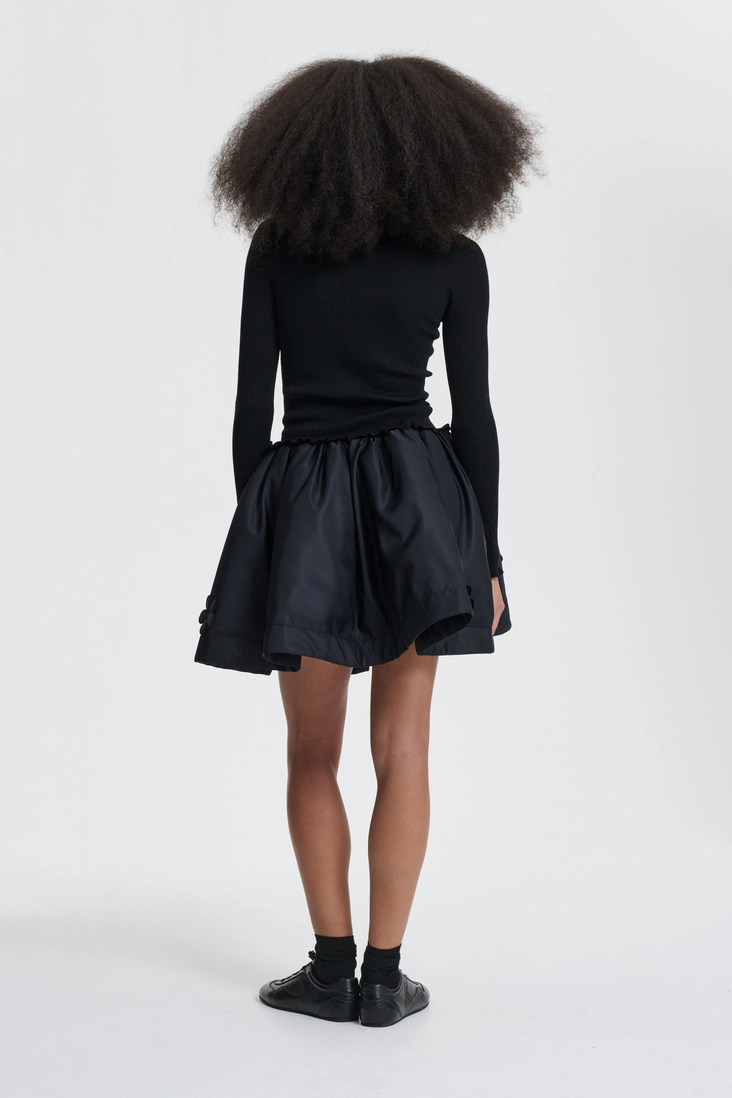 BESSIE | CARDIGAN SEAMLESS MERINO BLACK sold by Cecilie Bahnsen product image thumbnail 2