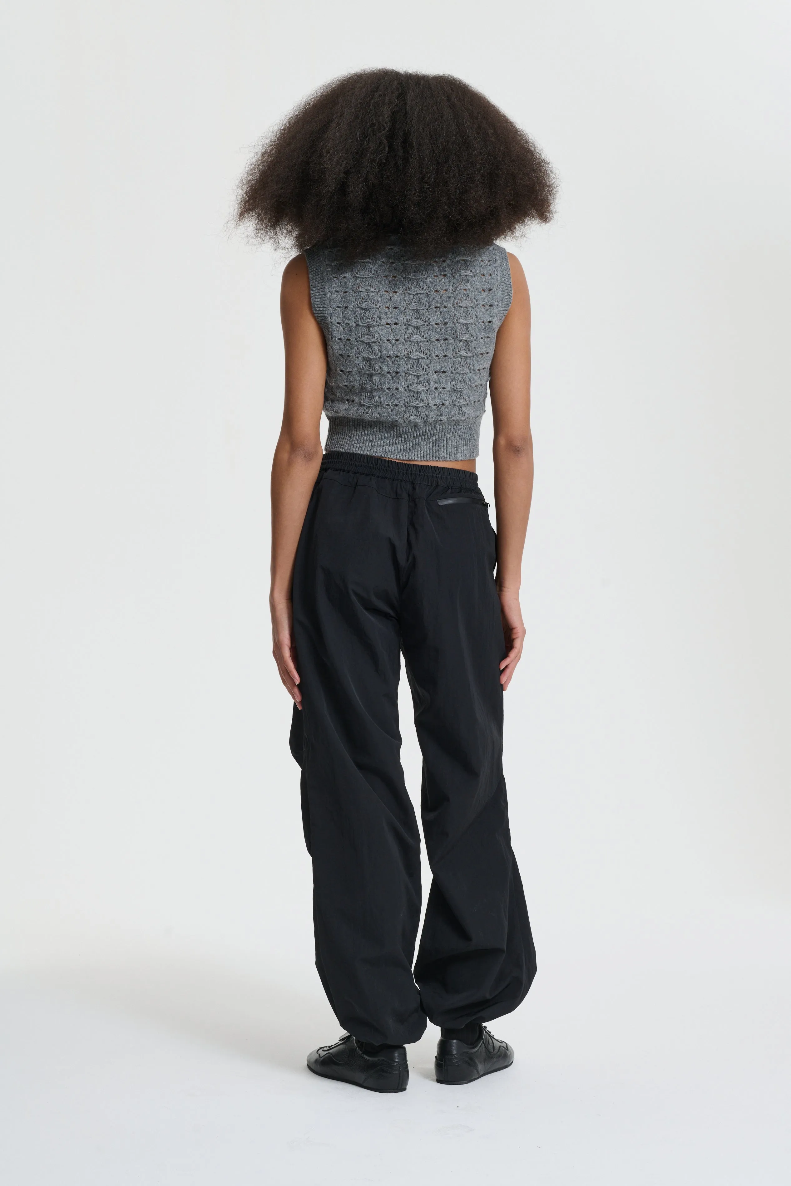 BRISA | VEST HERITAGE LACE KNIT LIGHT GREY sold by Cecilie Bahnsen product image thumbnail 2