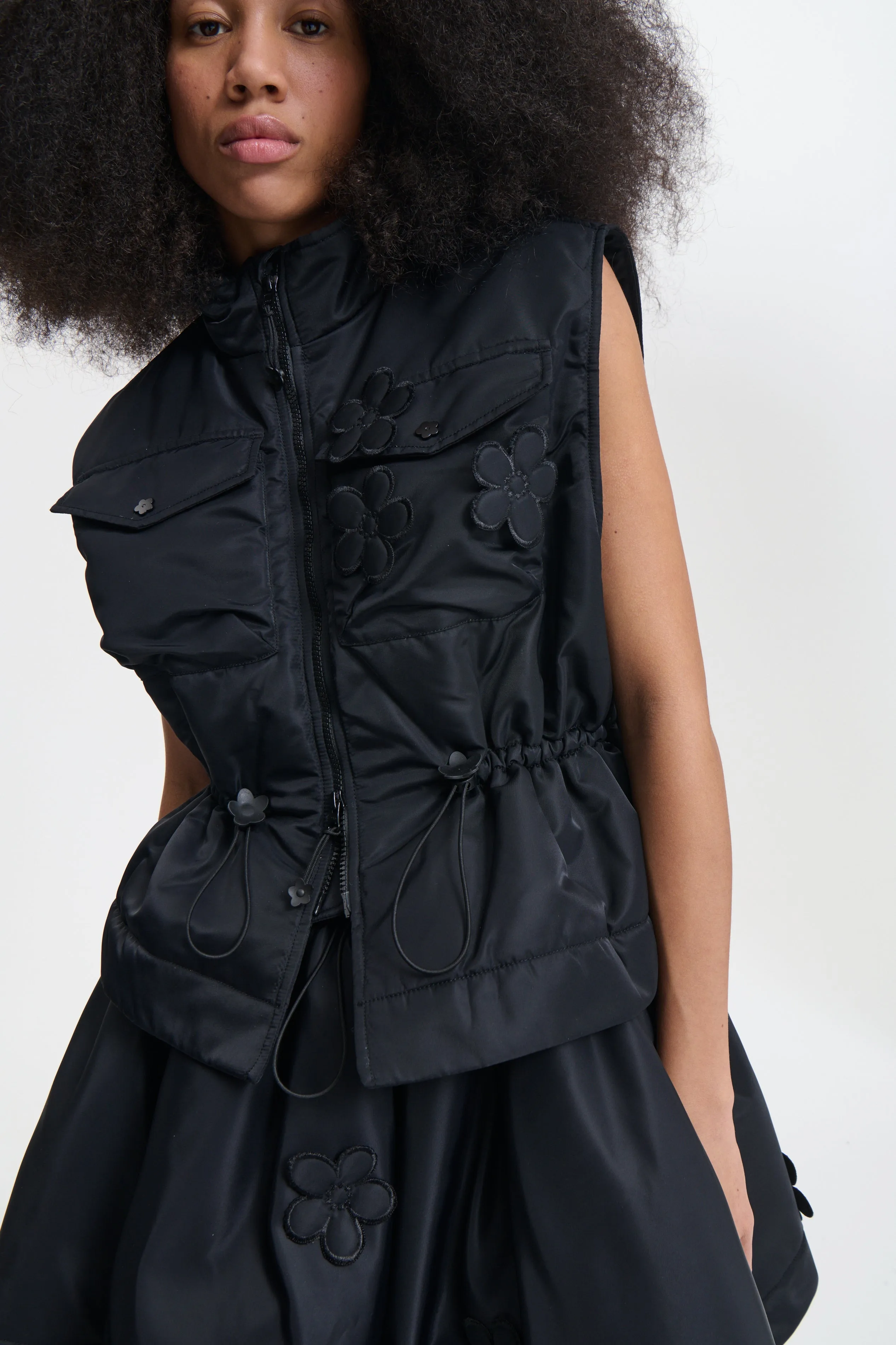 BREE | VEST NYLON BLACK sold by Cecilie Bahnsen product image thumbnail 4
