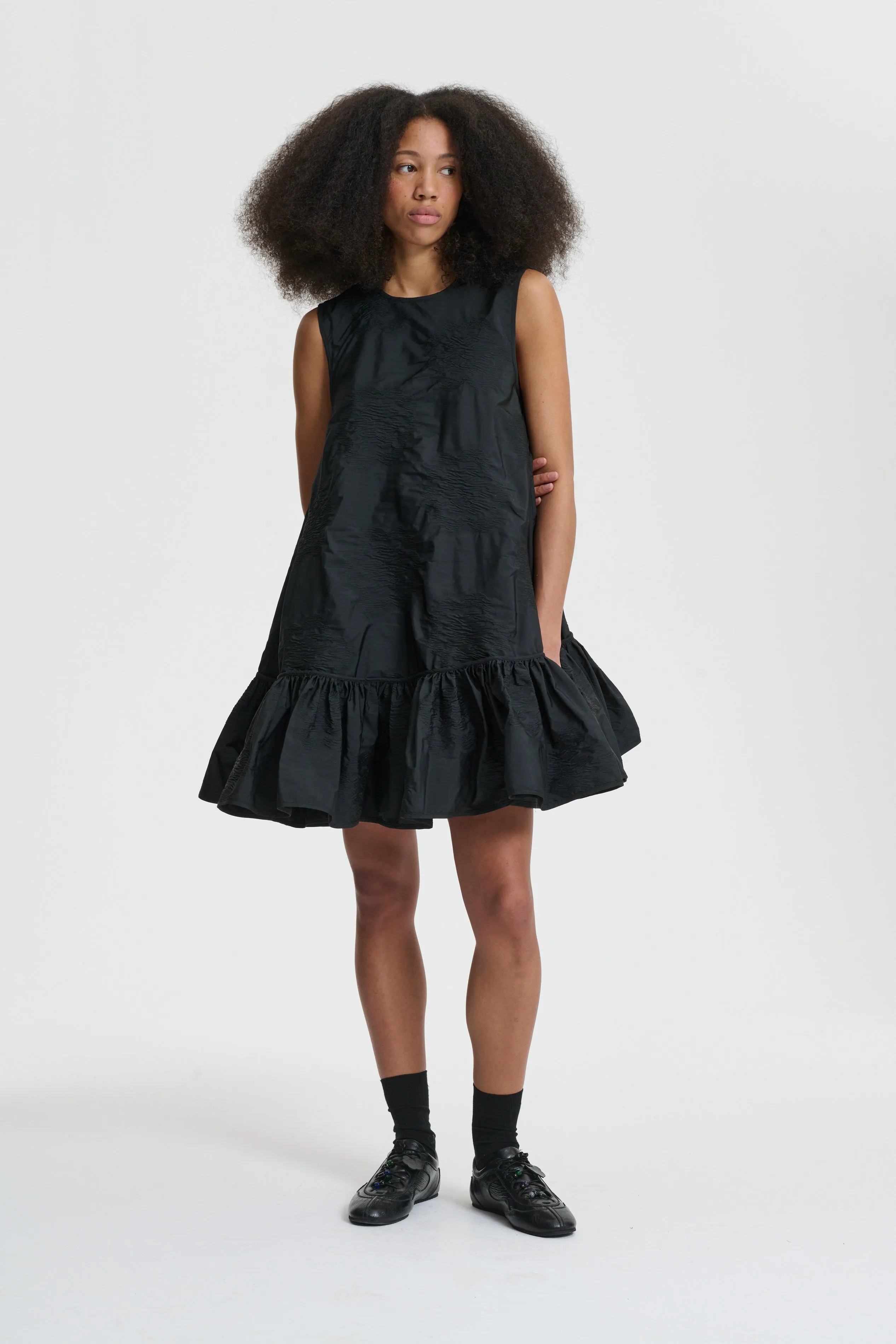 LALA | DRESS BORUS JACQUARD BLACK sold by Cecilie Bahnsen product image thumbnail 3