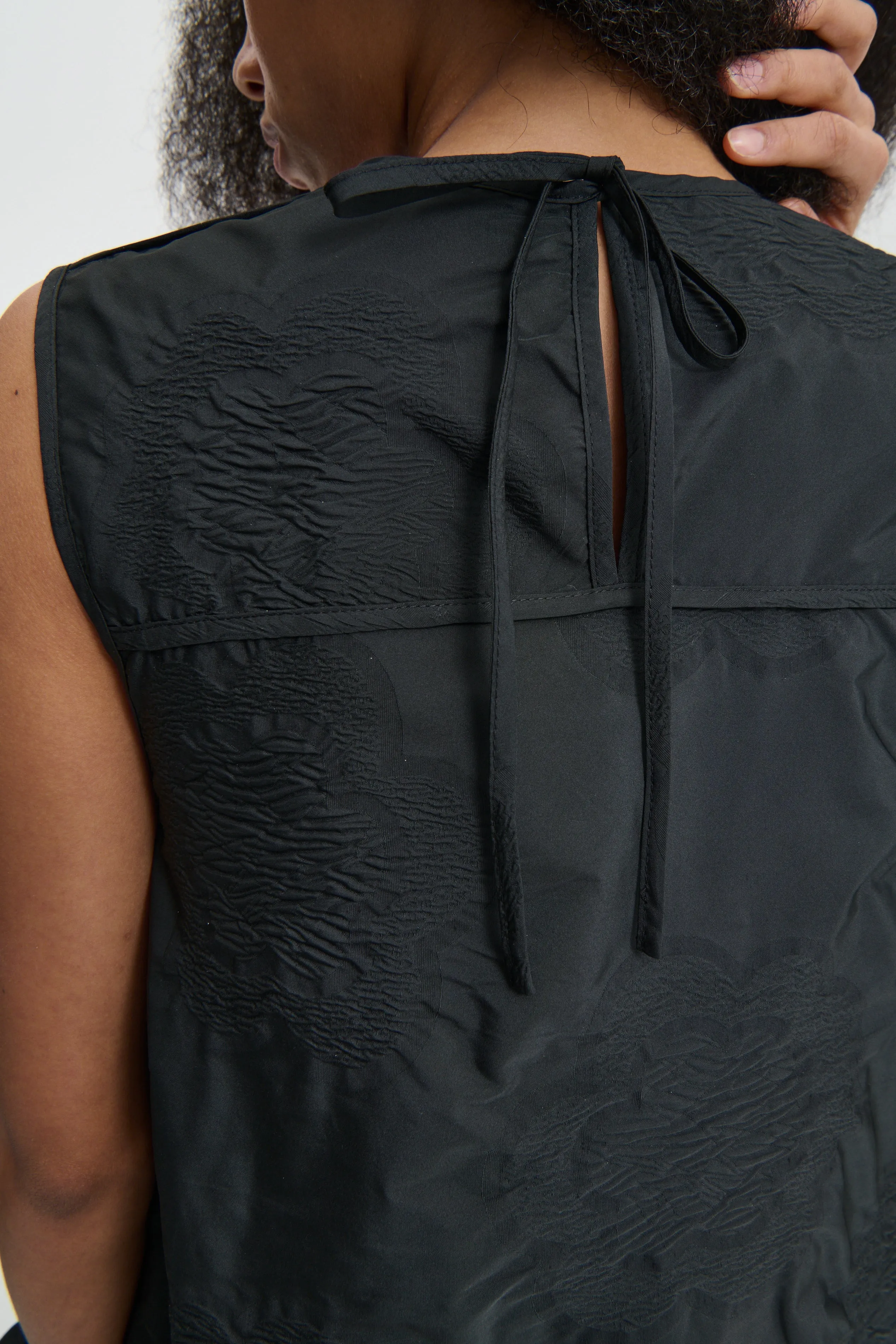 LALA | DRESS BORUS JACQUARD BLACK sold by Cecilie Bahnsen product image thumbnail 5