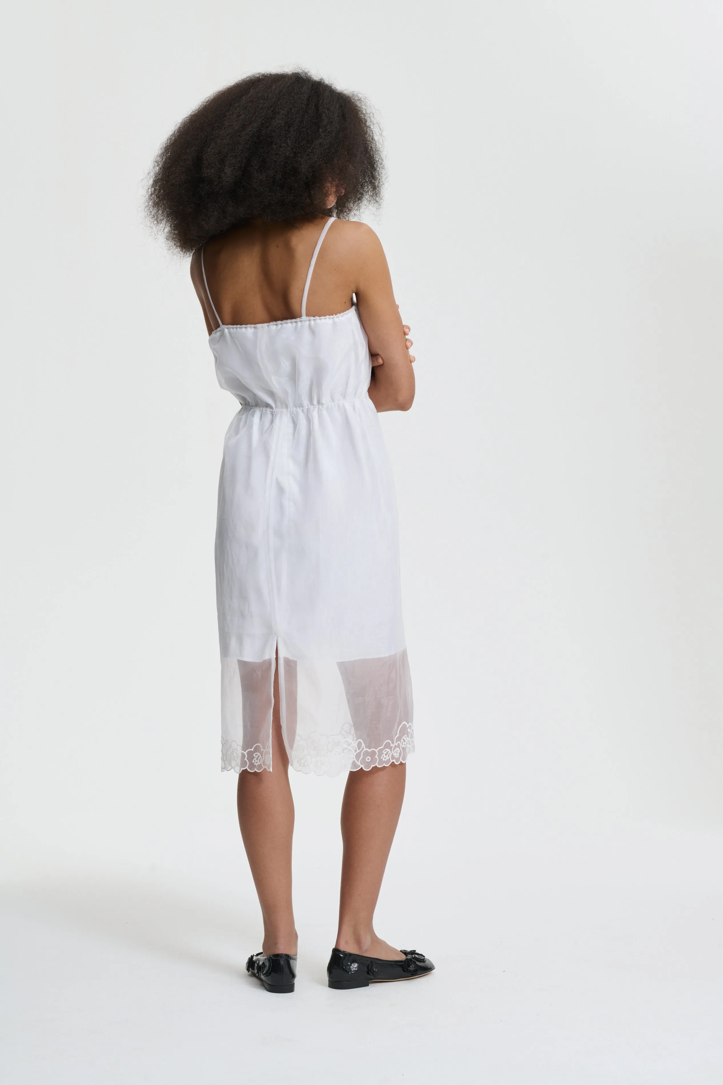 BARR | DRESS LIQUID MYRTIA WHITE sold by Cecilie Bahnsen product image thumbnail 3