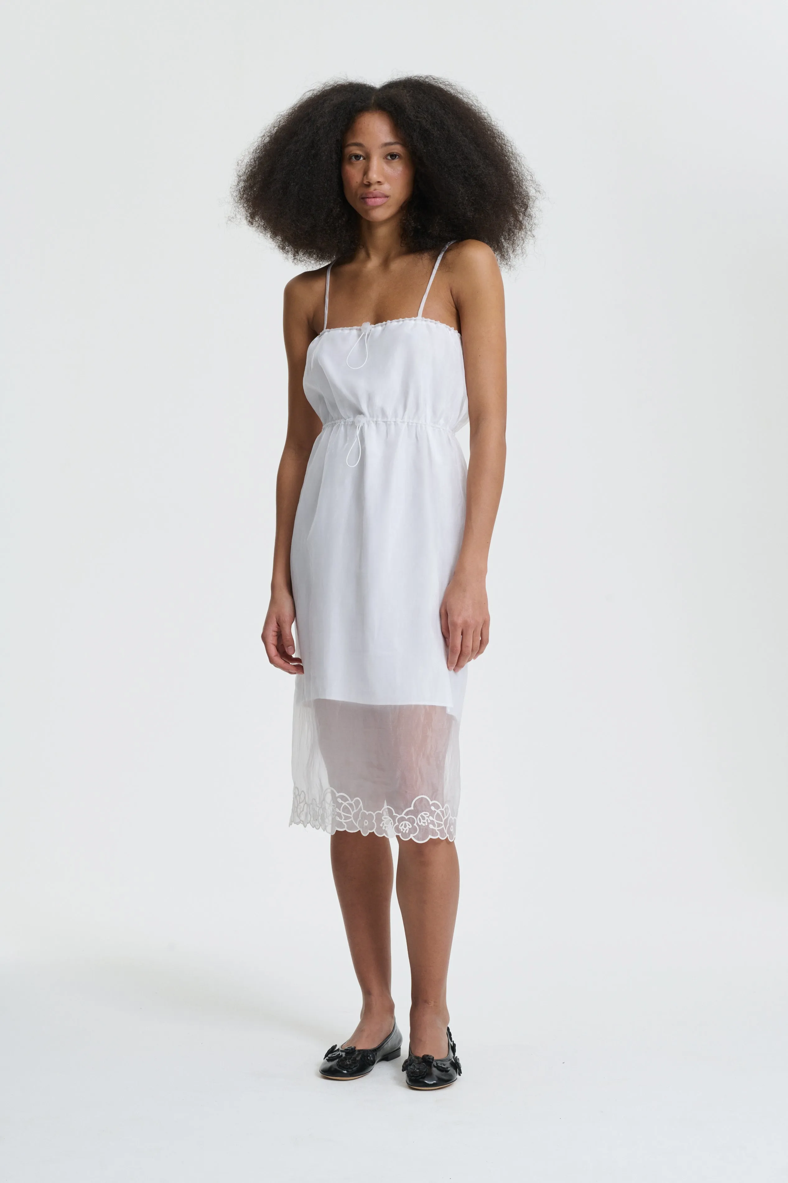 BARR | DRESS LIQUID MYRTIA WHITE sold by Cecilie Bahnsen product image thumbnail 2