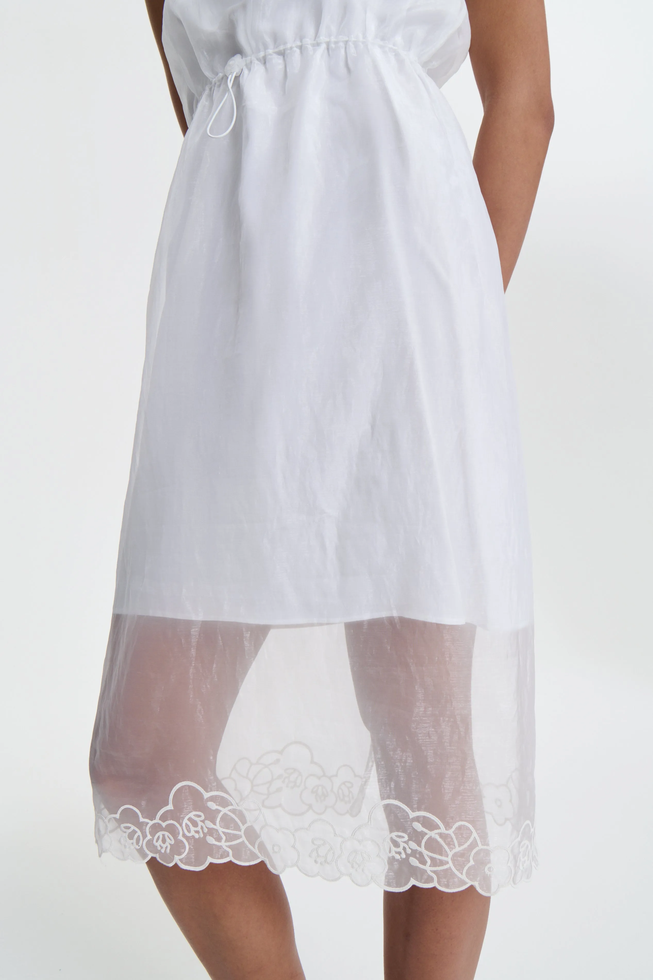 BARR | DRESS LIQUID MYRTIA WHITE sold by Cecilie Bahnsen product image thumbnail 5