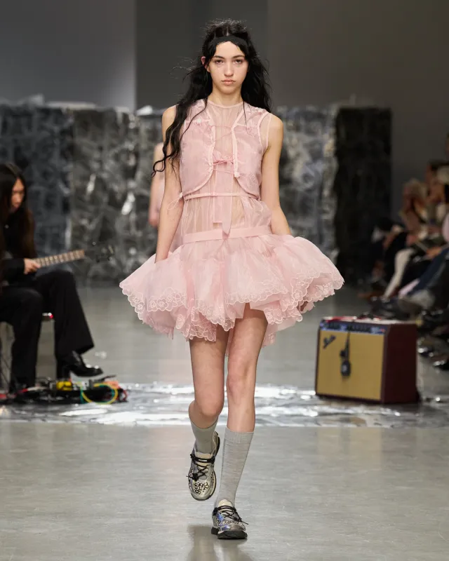 BO | DRESS LIQUID MYRTIA BLUSH PINK sold by Cecilie Bahnsen