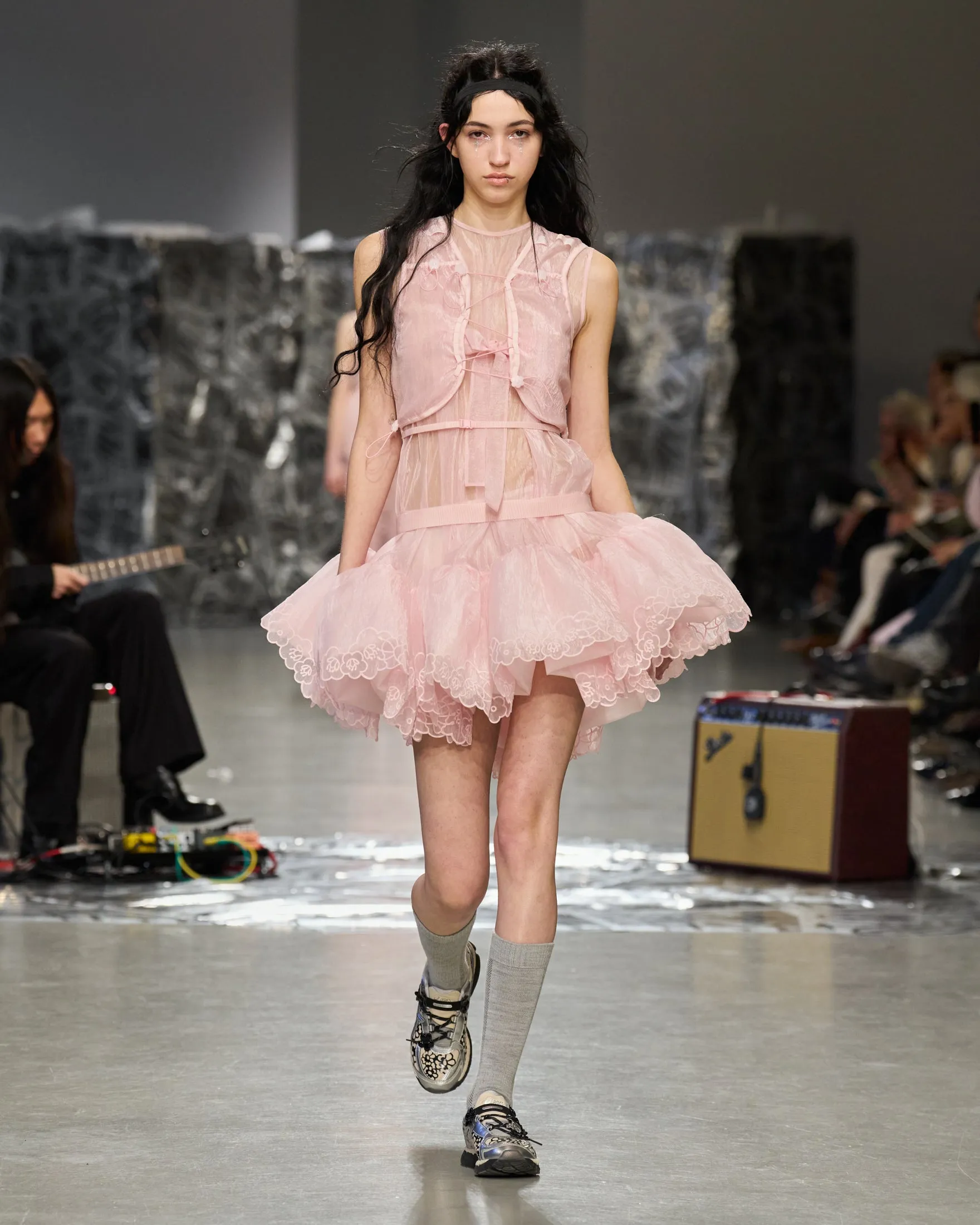 BO | DRESS LIQUID MYRTIA BLUSH PINK sold by Cecilie Bahnsen