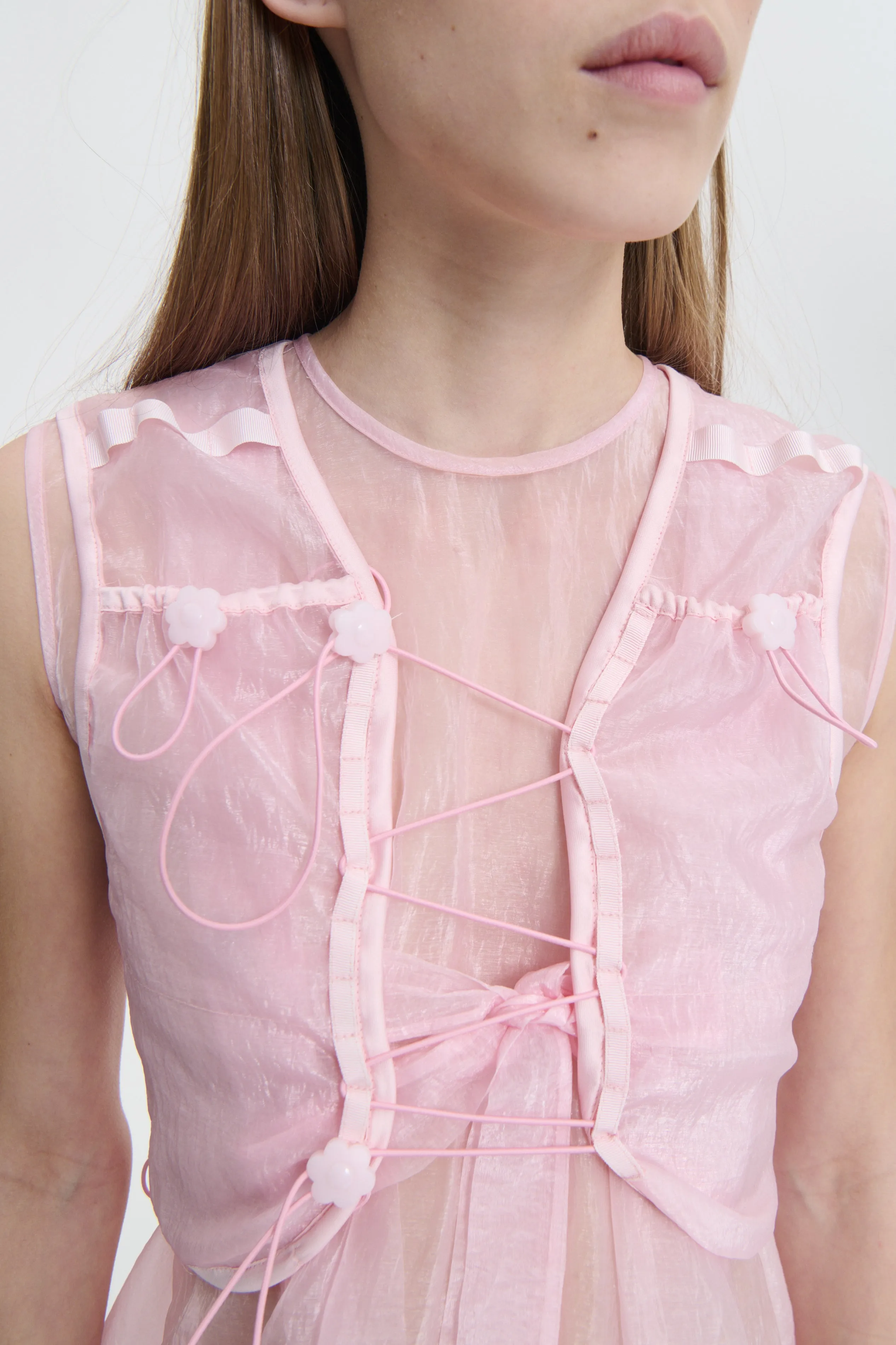 BO | DRESS LIQUID MYRTIA BLUSH PINK sold by Cecilie Bahnsen product image thumbnail 5