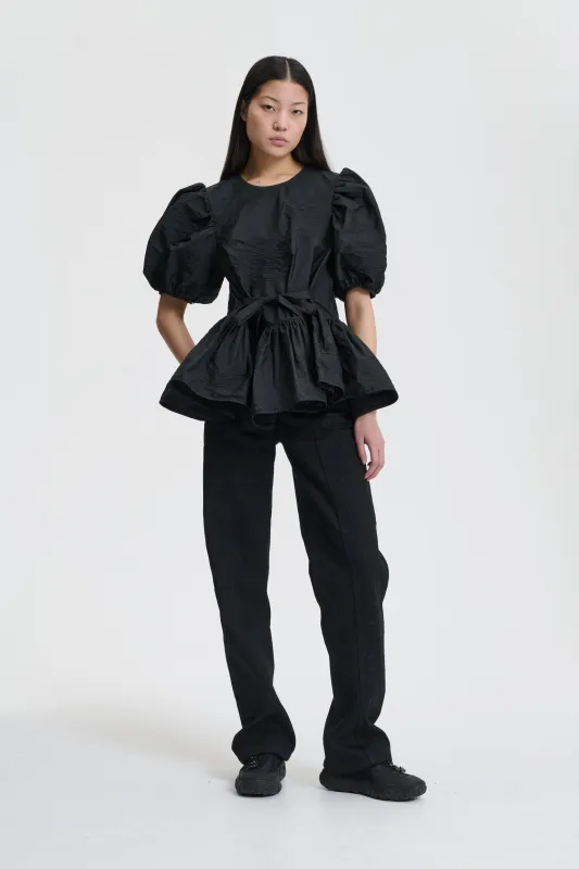 BALE | TOP BORUS JACQUARD BLACK made by AW25