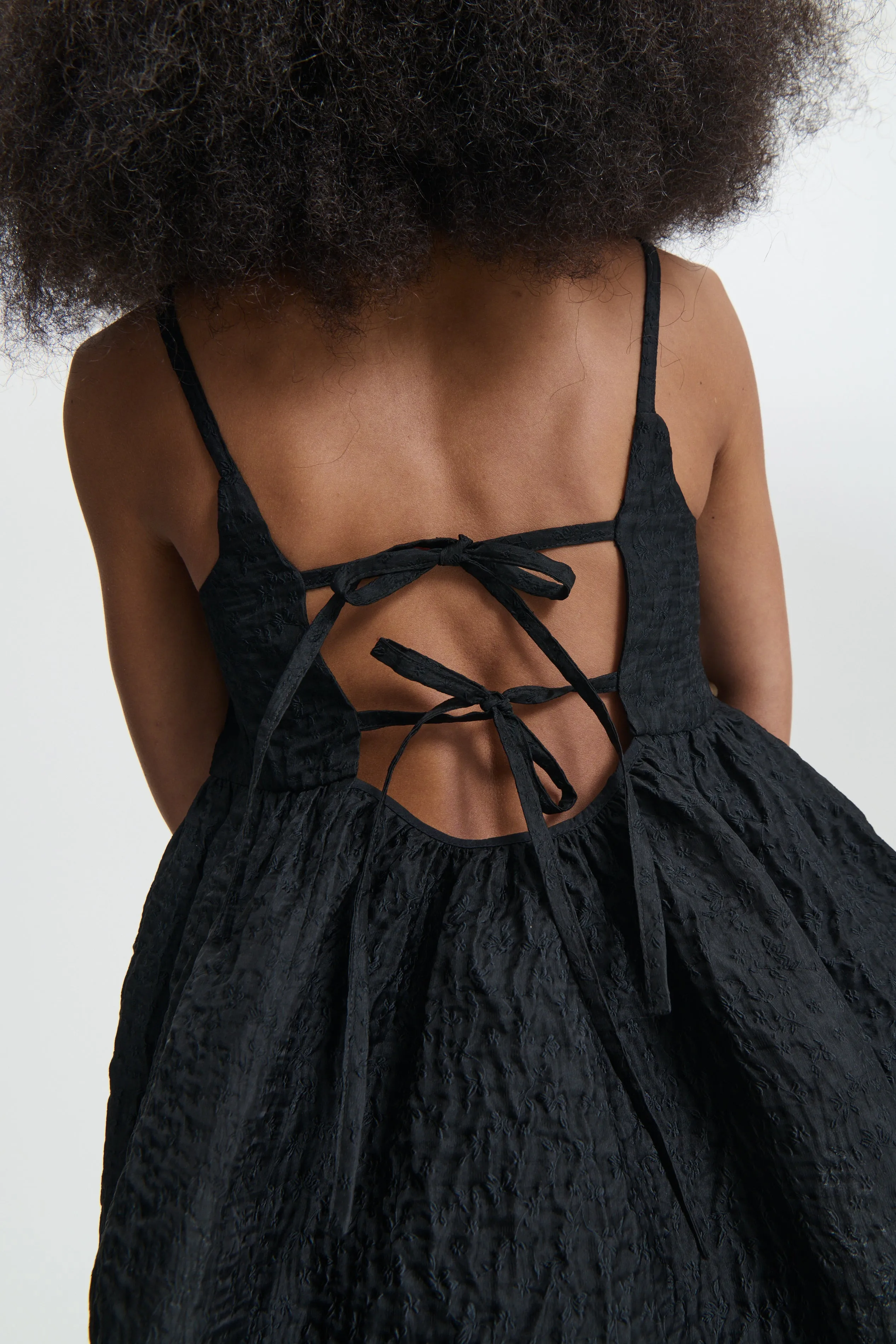 AKIRA | TOP LOBELIA MATELASSÉ BLACK sold by Cecilie Bahnsen product image thumbnail 4