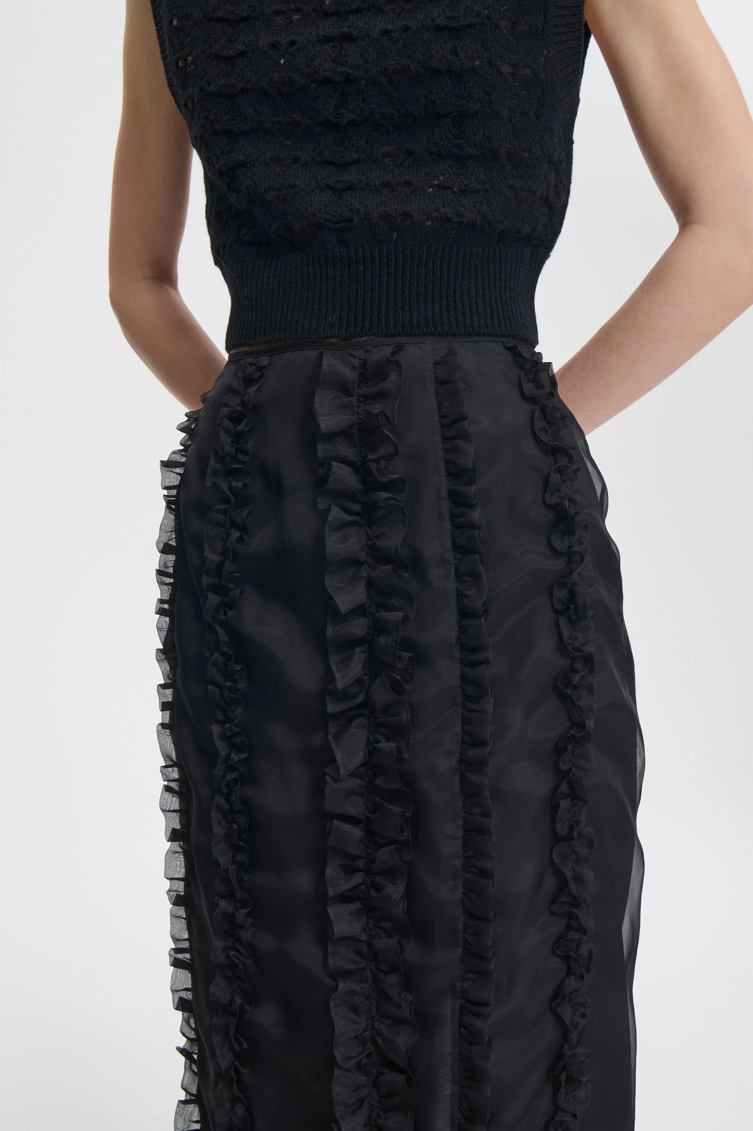 OCEAN | SKIRT ORGANZA BLACK sold by Cecilie Bahnsen product image thumbnail 3