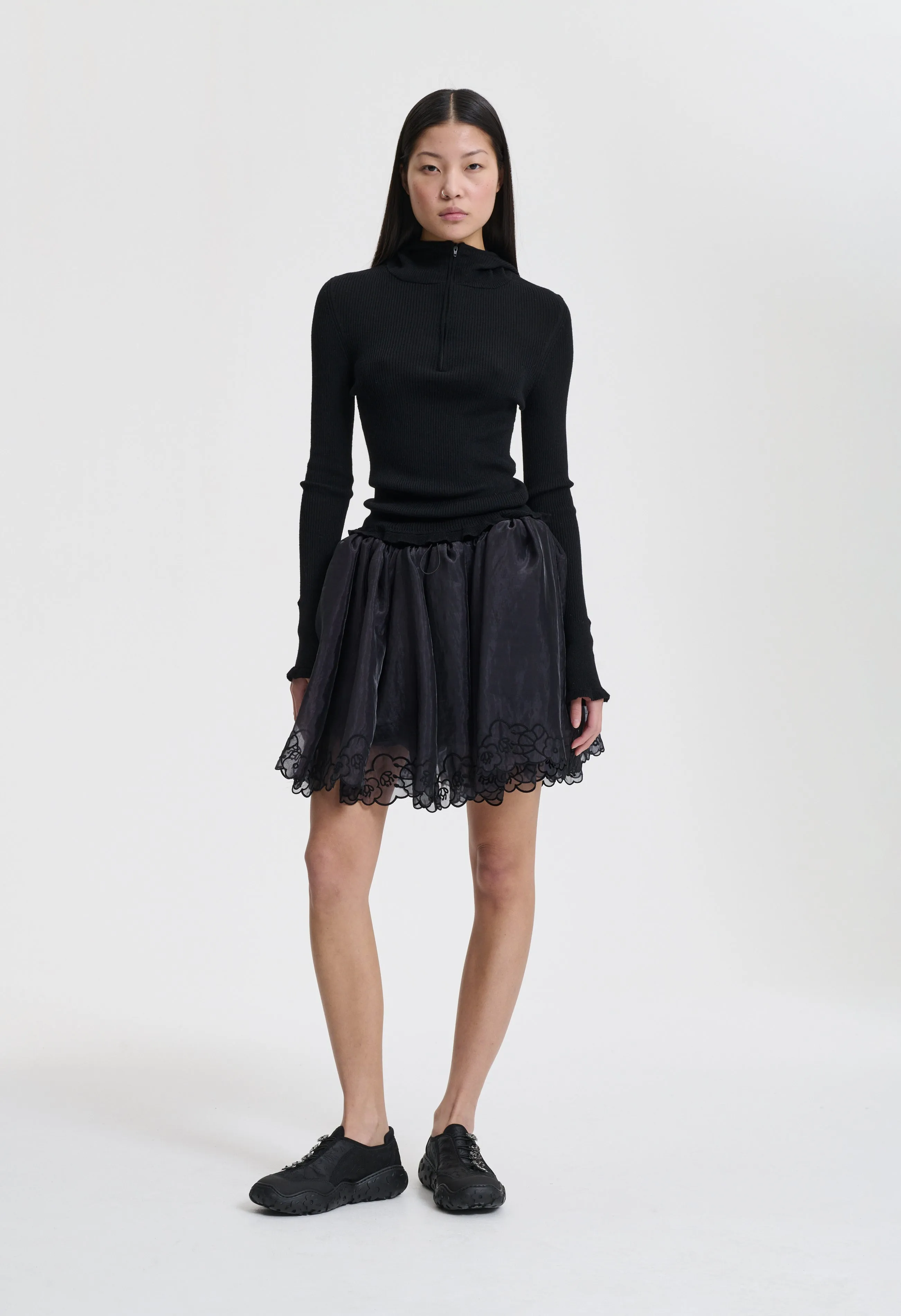 BIBIANA | SKIRT LIQUID MYRTIA BLACK sold by Cecilie Bahnsen product image thumbnail 2