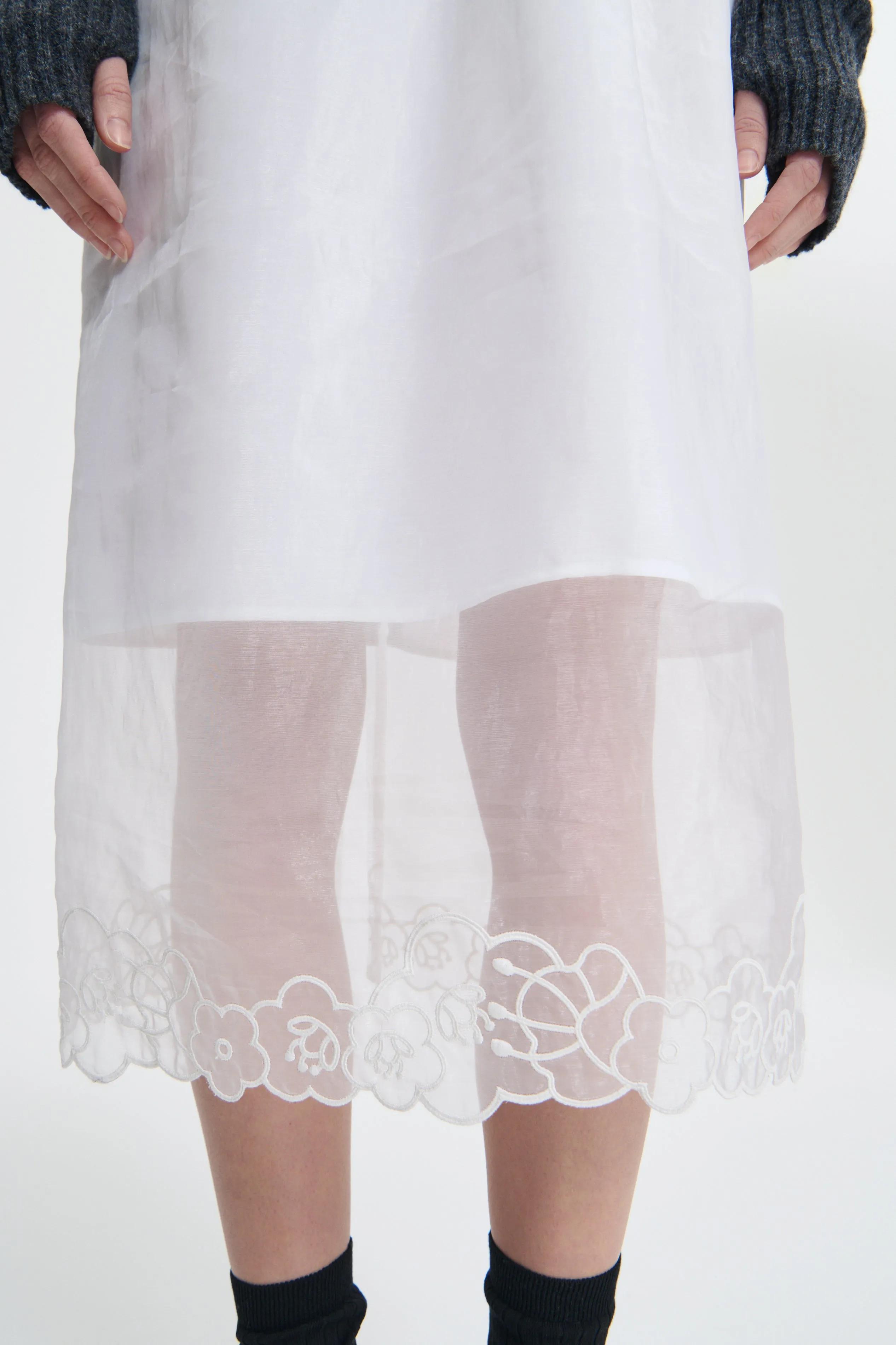 BRIA | SKIRT LIQUID MYRTIA WHITE sold by Cecilie Bahnsen product image thumbnail 3
