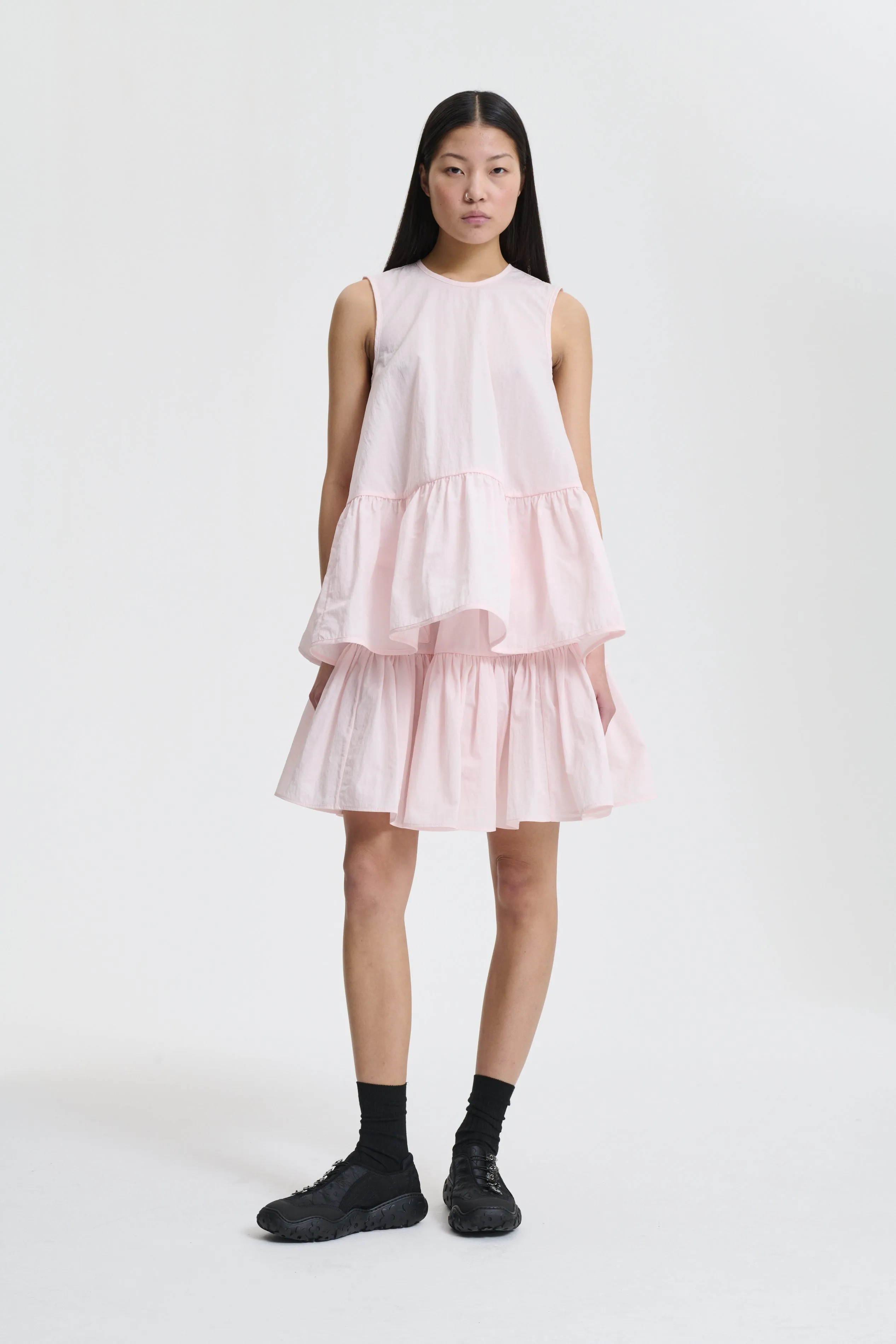 BLAIR | SKIRT RECYCLED TAFFETA BLUSH PINK sold by Cecilie Bahnsen