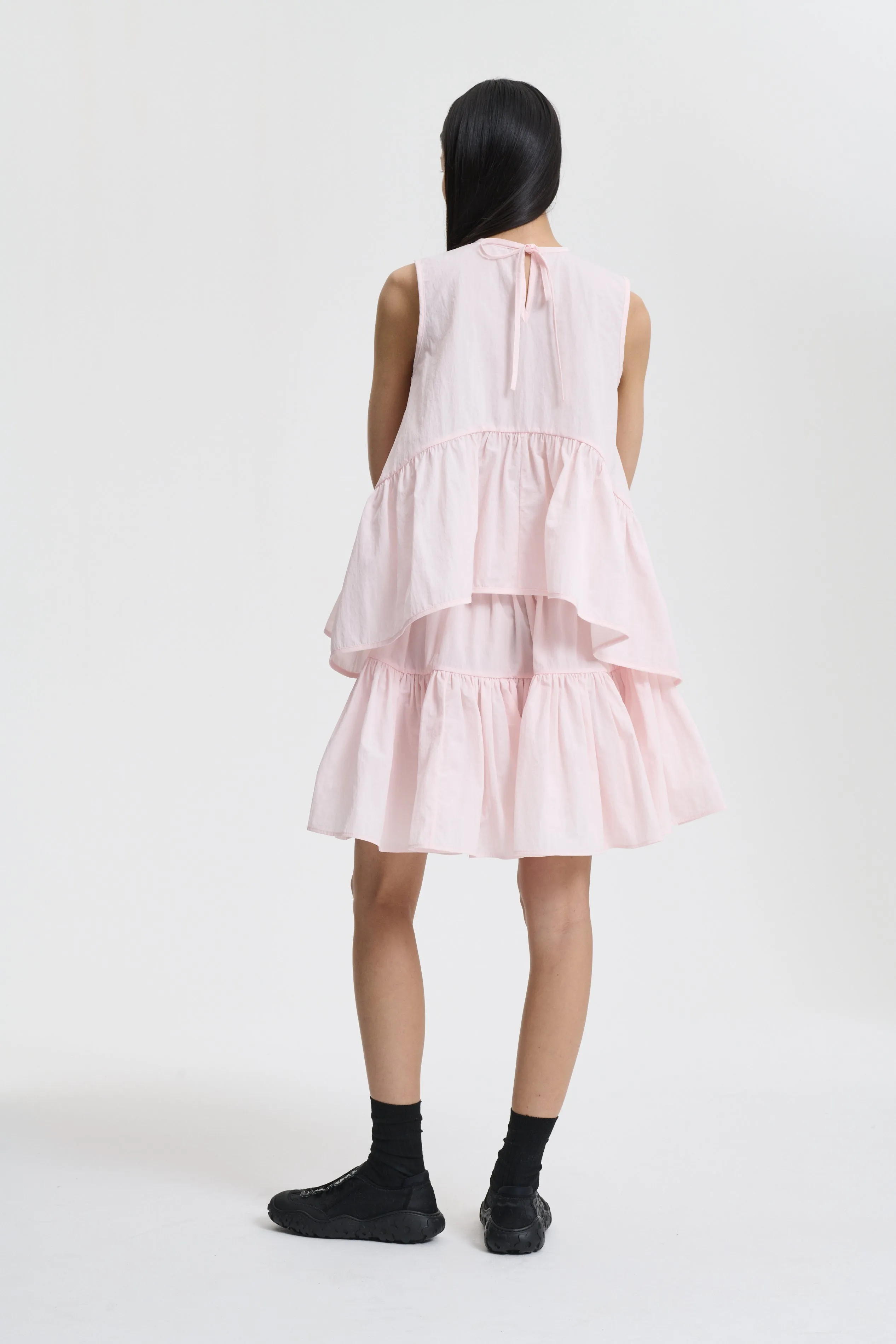BLAIR | SKIRT RECYCLED TAFFETA BLUSH PINK sold by Cecilie Bahnsen product image thumbnail 2