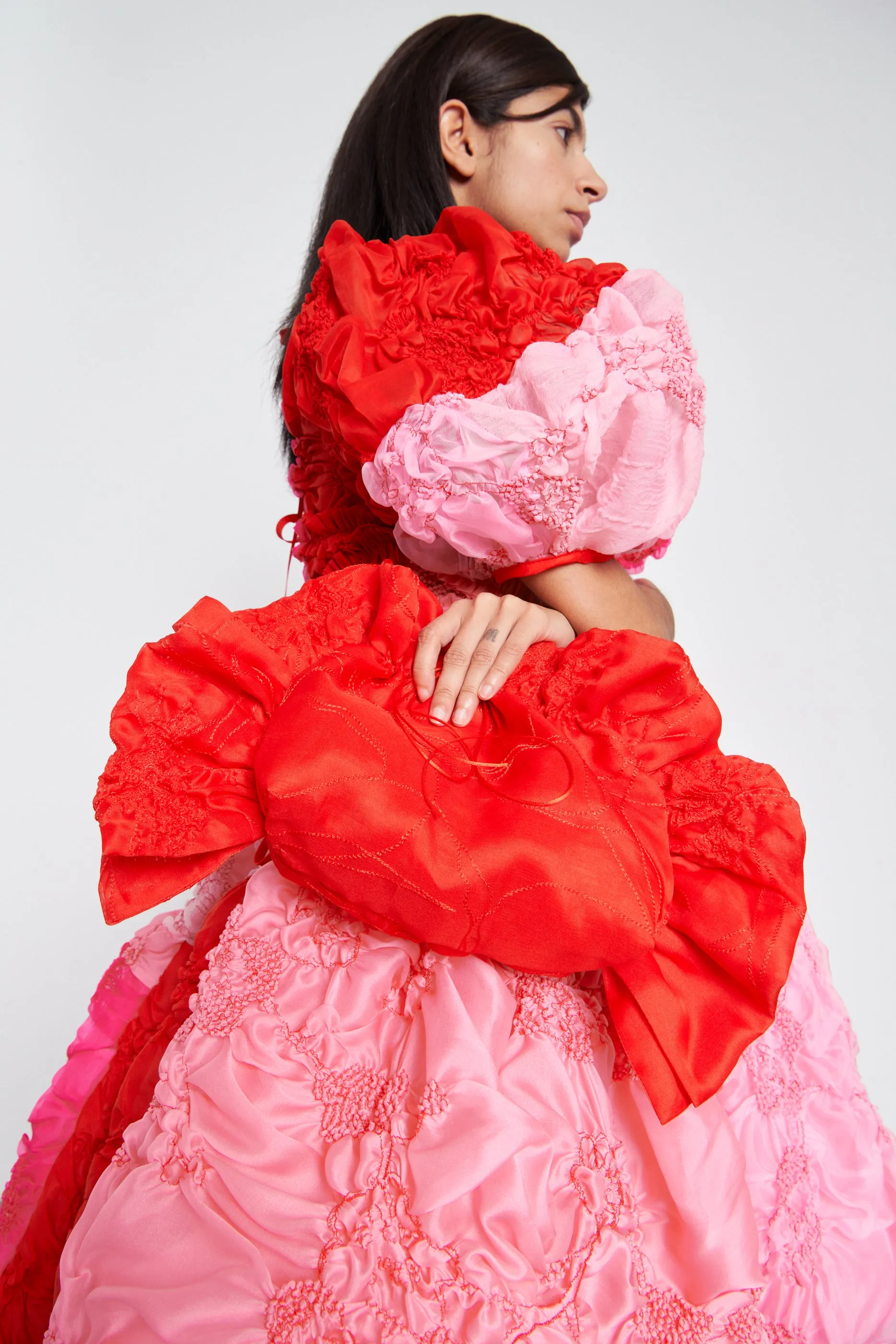 ULI | BAG PAPAVERO SMOCK RED sold by Cecilie Bahnsen