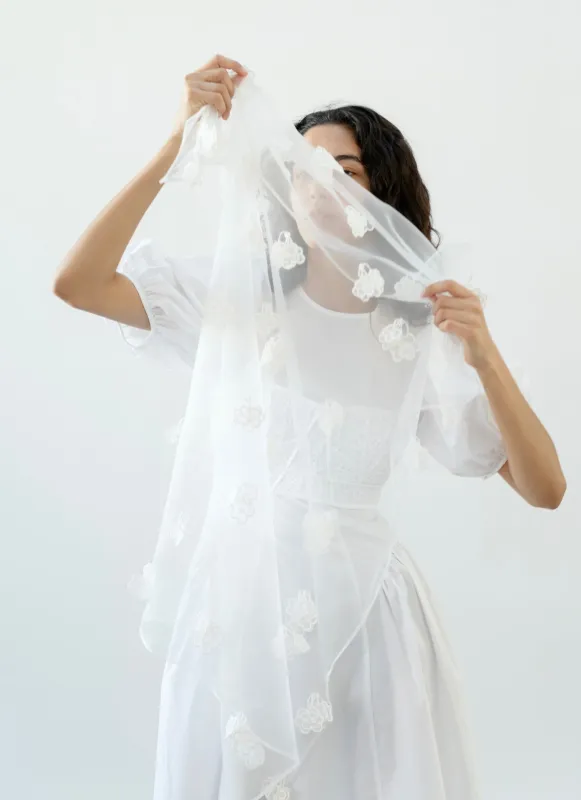 SAFI | KIRI EMBROIDERY | WHITE sold by Cecilie Bahnsen