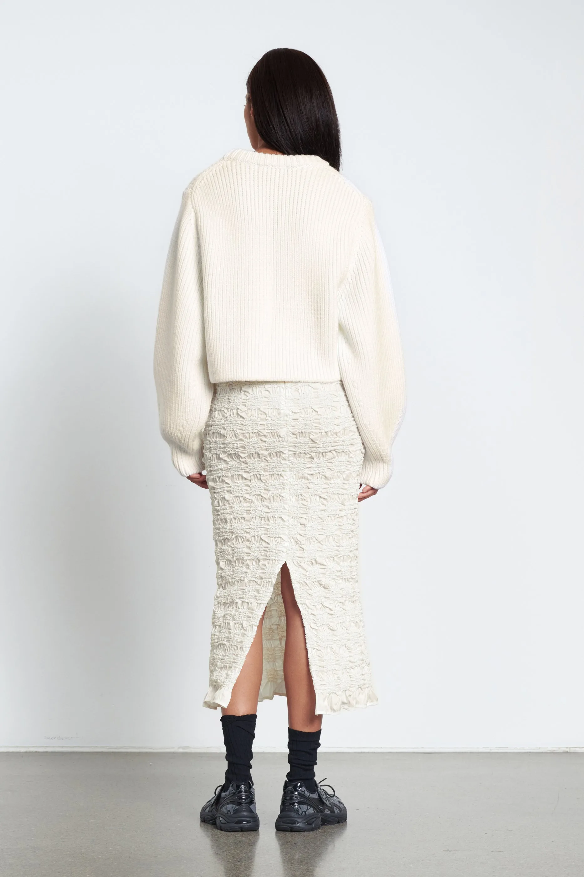 JOLENE | JUMPER FISHERMAN KNIT ECRU sold by Cecilie Bahnsen product image thumbnail 2