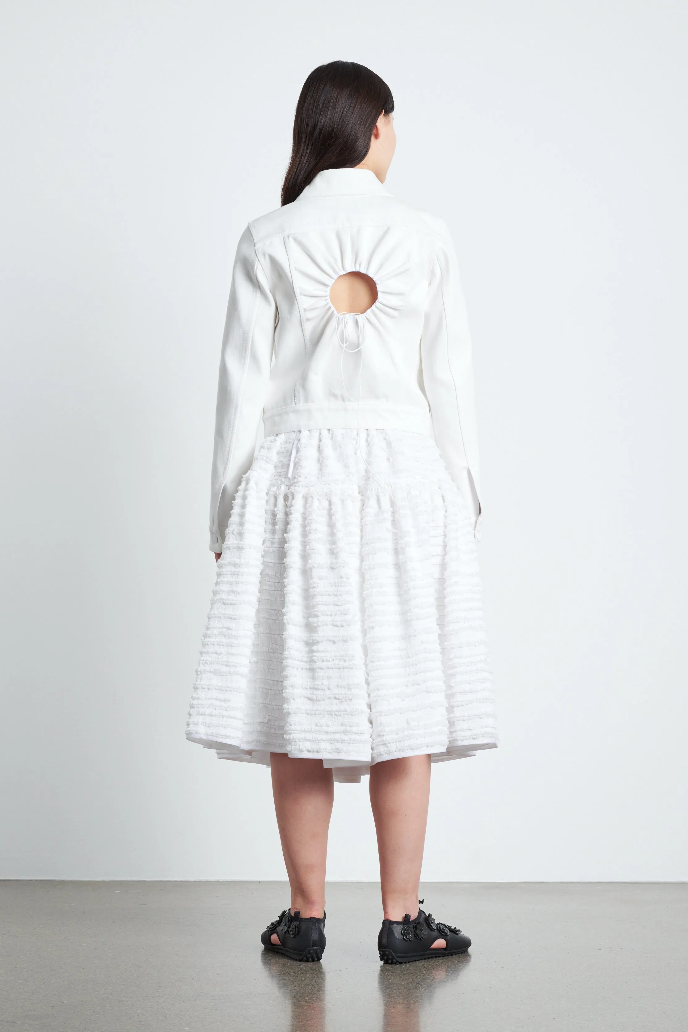 SASHA | JACKET DENIM WHITE sold by Cecilie Bahnsen product image thumbnail 4