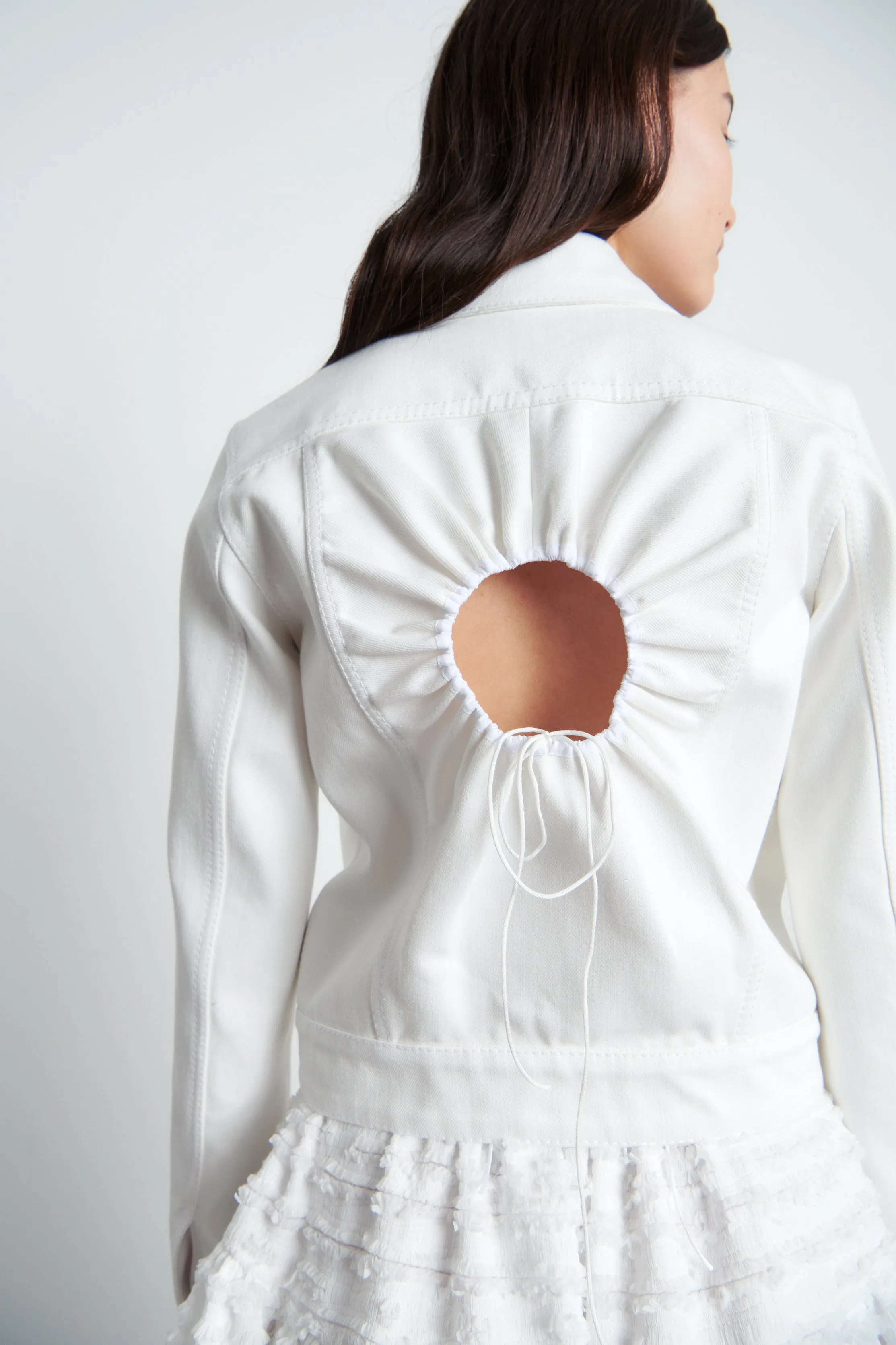 SASHA | JACKET DENIM WHITE sold by Cecilie Bahnsen product image thumbnail 5