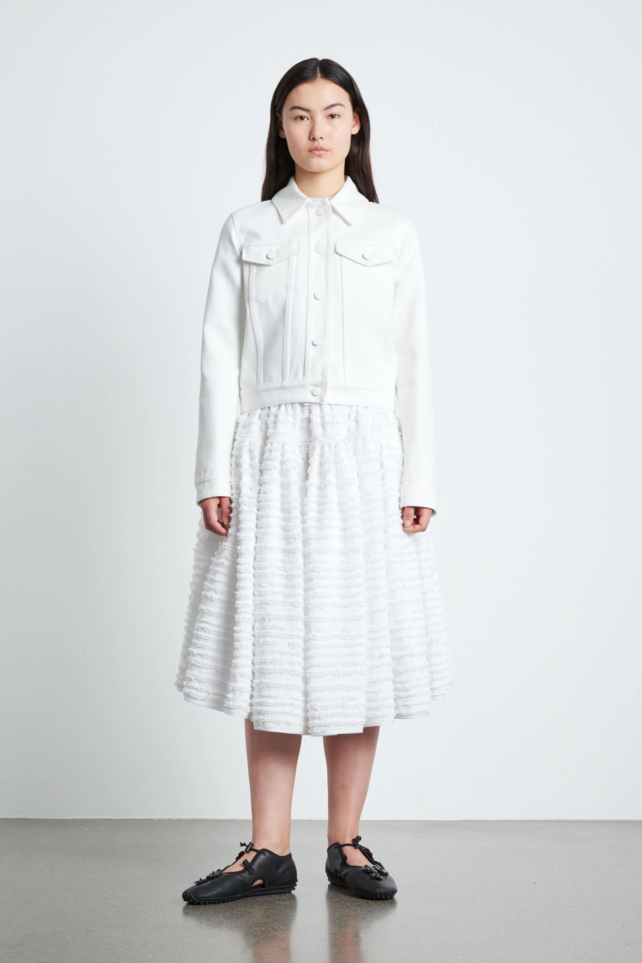 SASHA | JACKET DENIM WHITE sold by Cecilie Bahnsen product image thumbnail 2