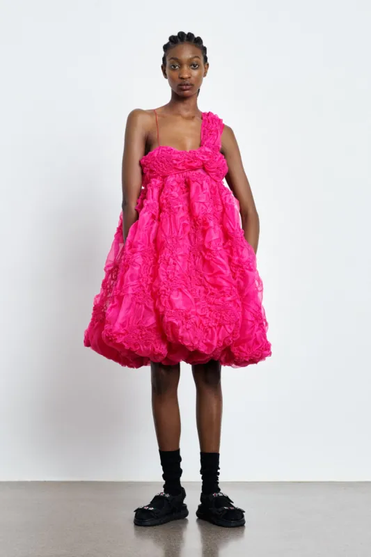 VICTORIA | CHERRY BLOSSOM SMOCK MAGENTA made by Cecilie Bahnsen