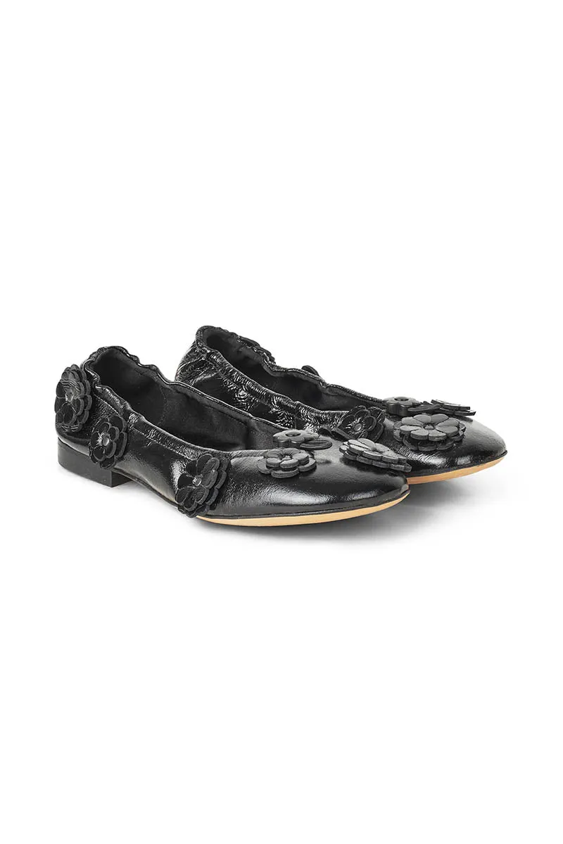 BRIELLE | FLAT PATENT LEATHER BLACK sold by Cecilie Bahnsen product image thumbnail 4