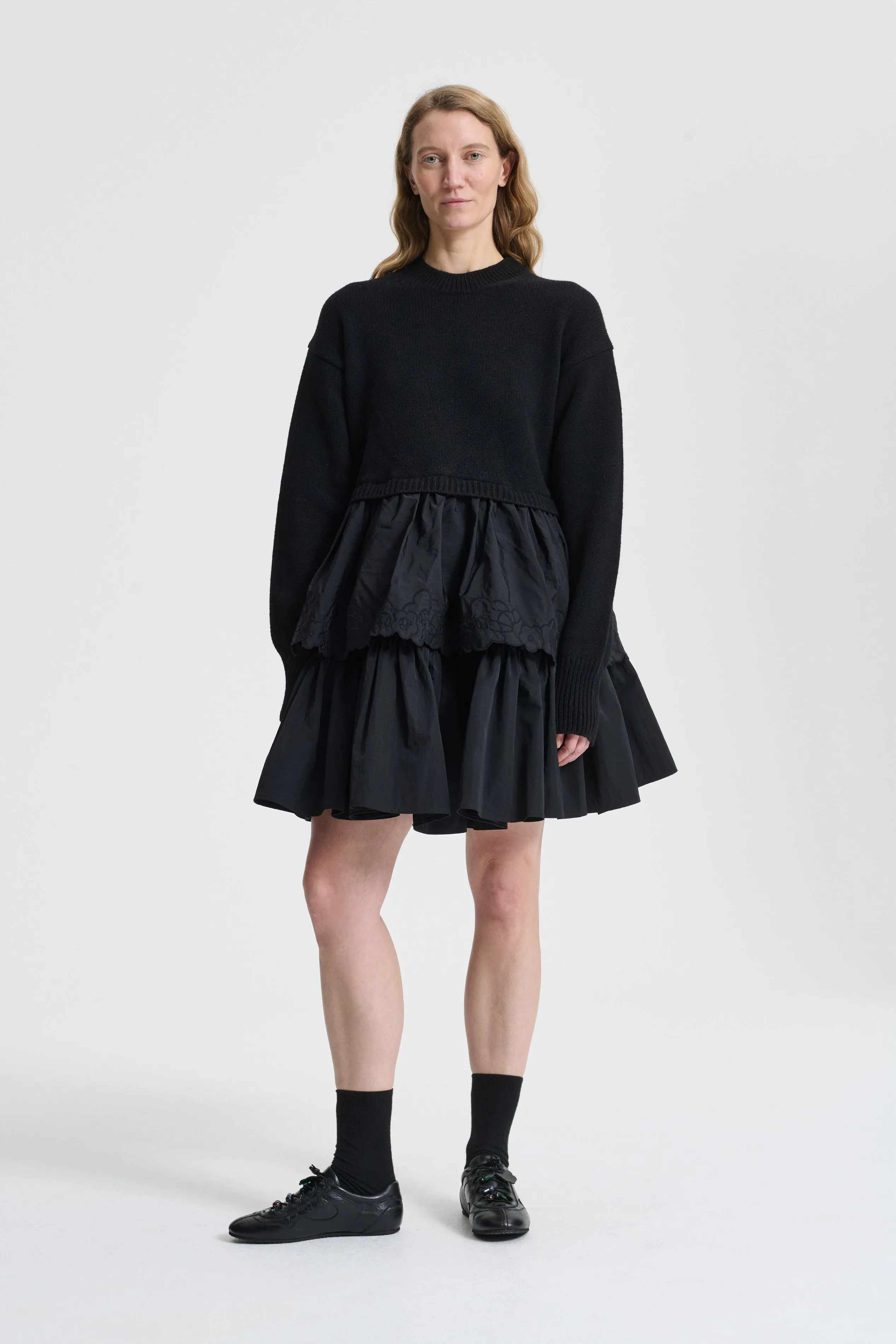 BERA | JUMPER RECYCLED CASHMERE BLACK sold by Cecilie Bahnsen product image thumbnail 3