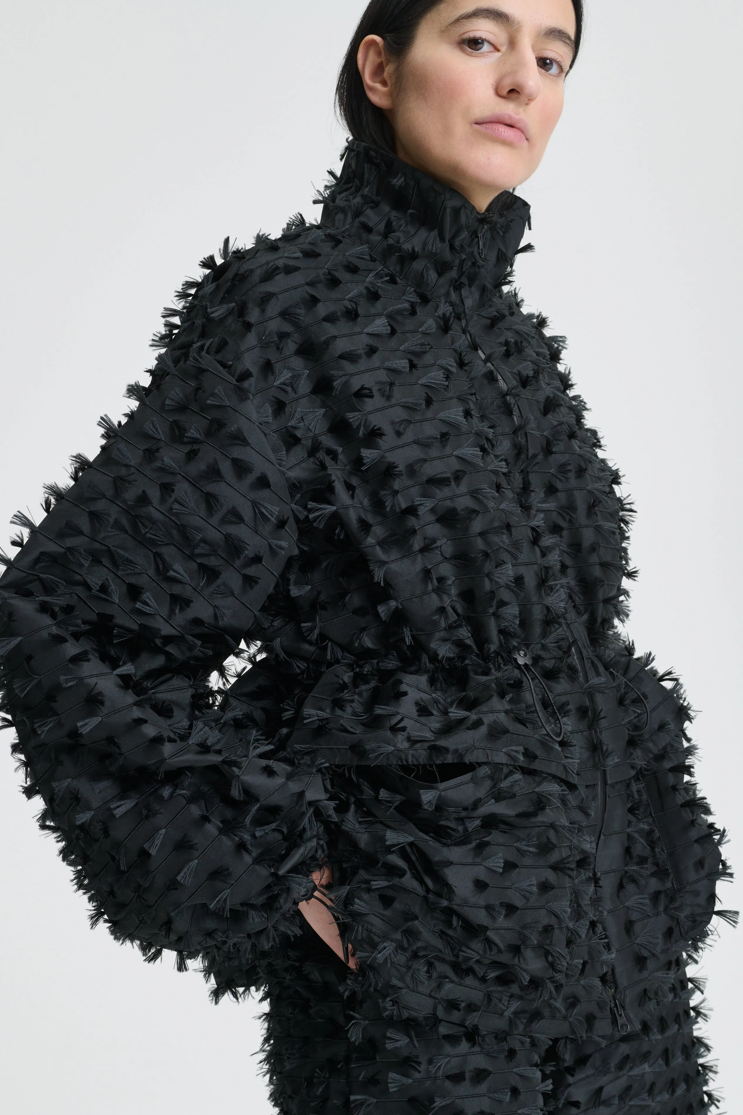 ARLO | JACKET FIAMMA FIL-COUPÉ BLACK sold by Cecilie Bahnsen product image thumbnail 2