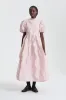 KELLY | DRESS BORUS JACQUARD BLUSH PINK sold by Cecilie Bahnsen