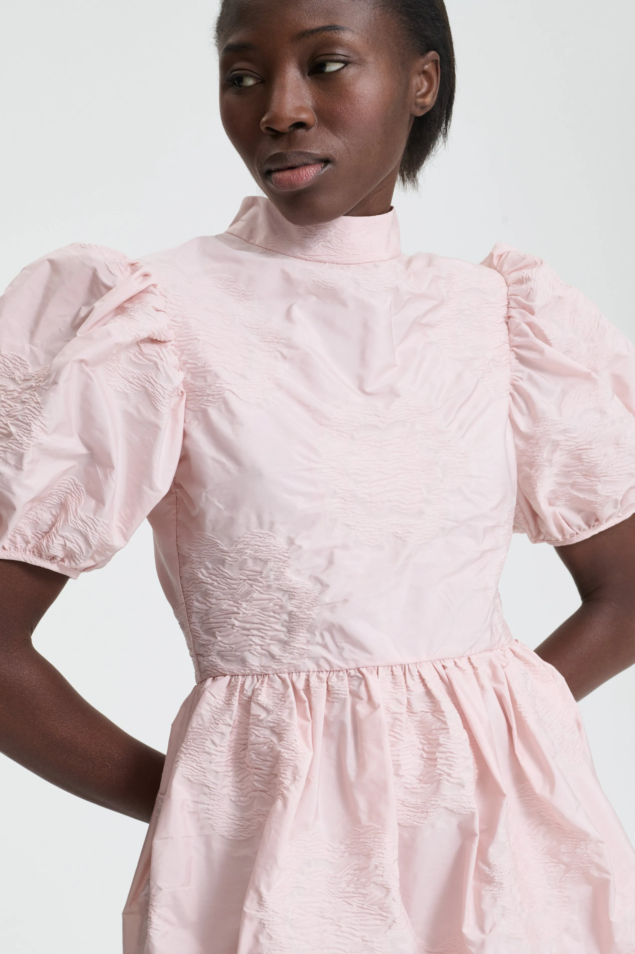 KELLY | DRESS BORUS JACQUARD BLUSH PINK sold by Cecilie Bahnsen product image thumbnail 4