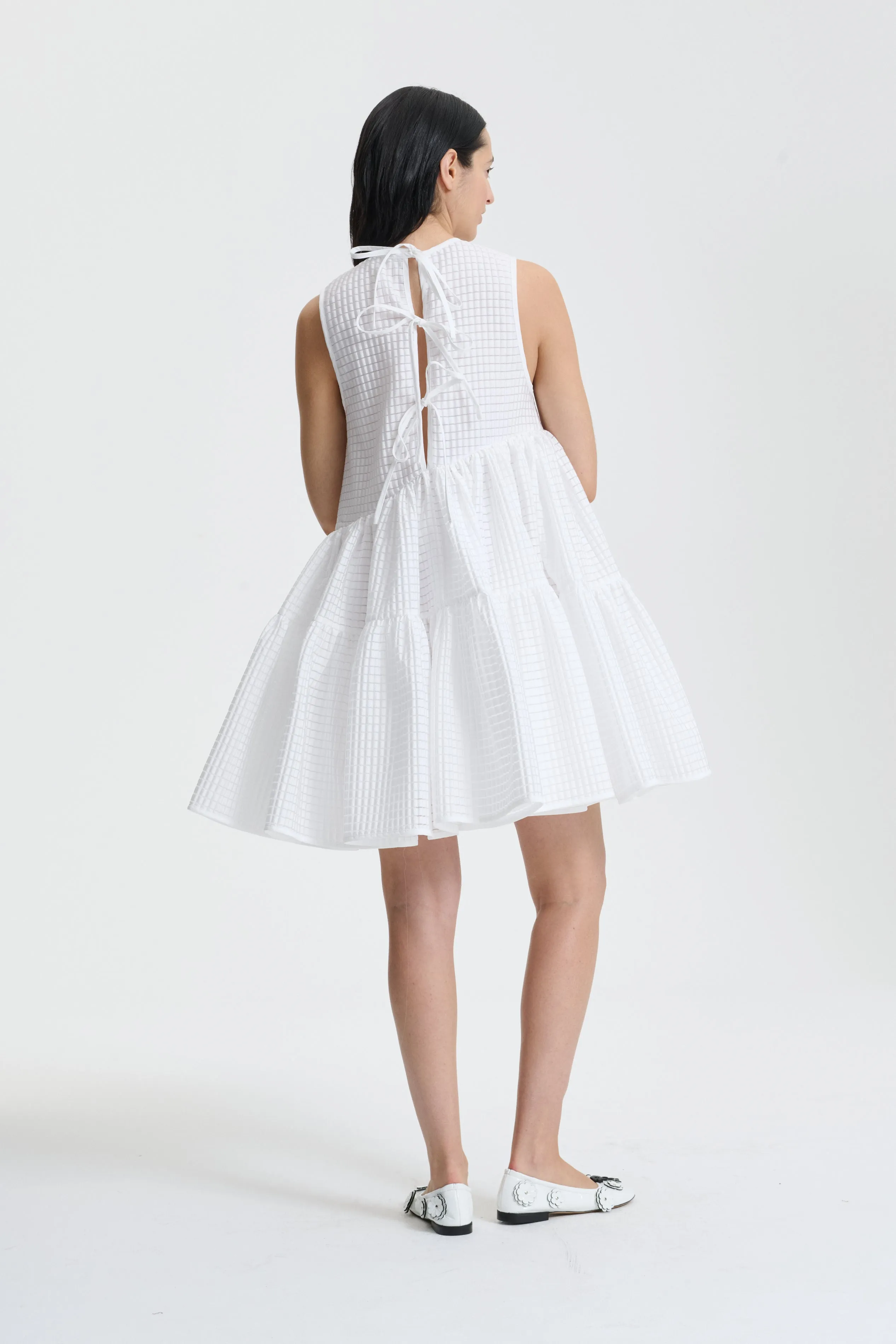 ABIGAIL | DRESS MIKU JACQUARD WHITE sold by Cecilie Bahnsen product image thumbnail 2