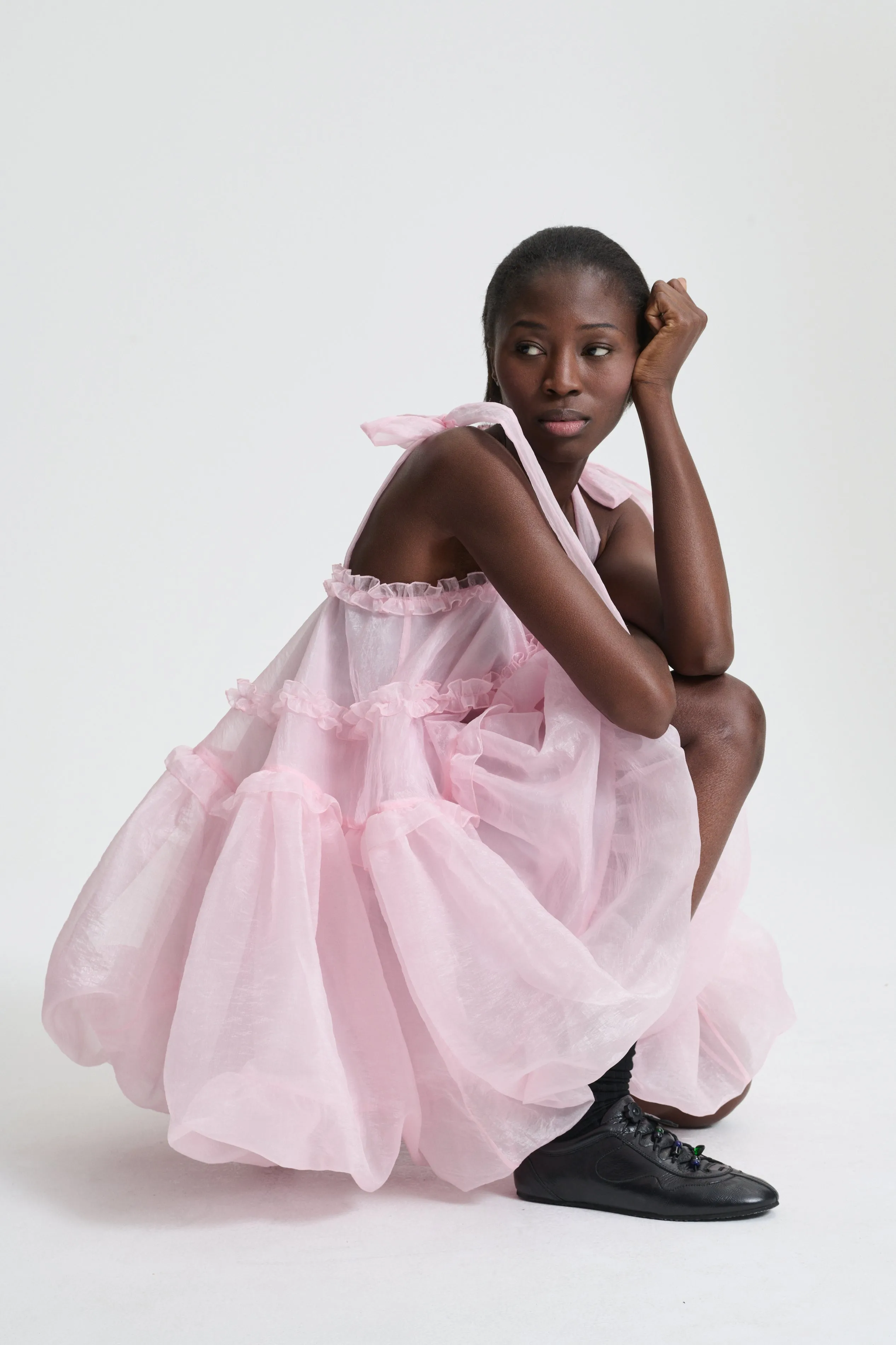 CRISTINA | DRESS LIQUID MYRTIA BLUSH PINK sold by Cecilie Bahnsen product image thumbnail 2