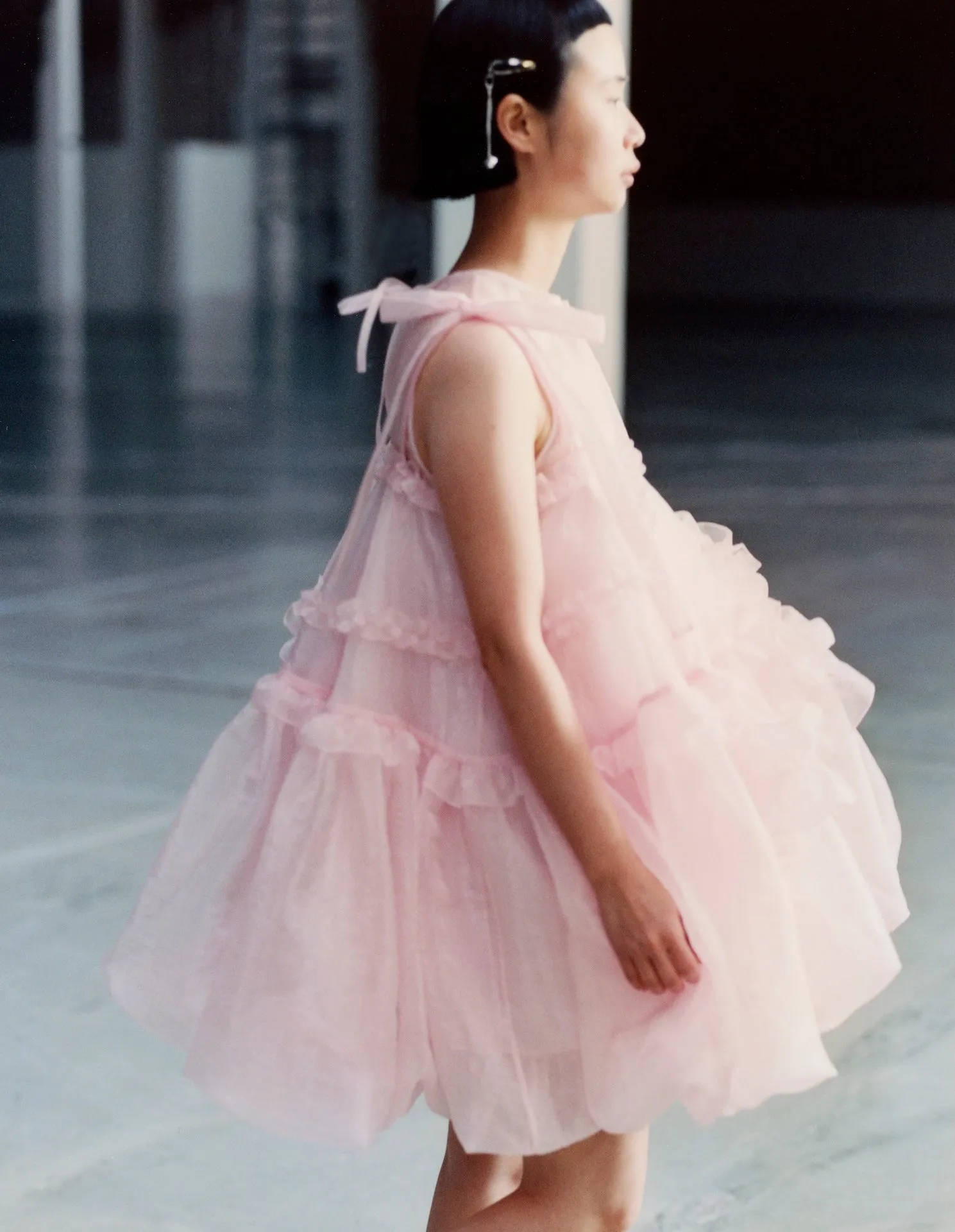 CRISTINA | DRESS LIQUID MYRTIA BLUSH PINK sold by Cecilie Bahnsen product image thumbnail 4