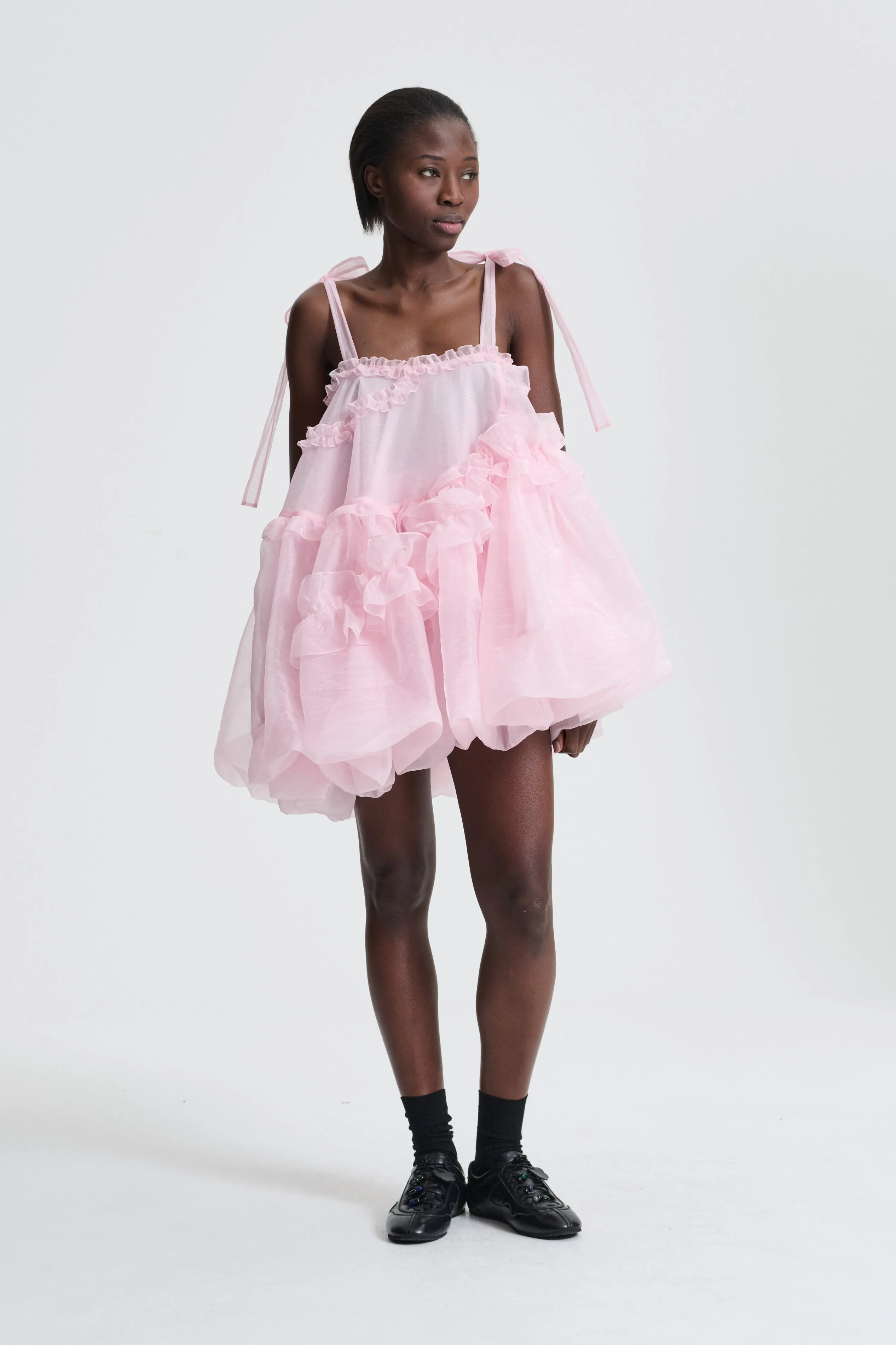 CRISTINA | DRESS LIQUID MYRTIA BLUSH PINK sold by Cecilie Bahnsen