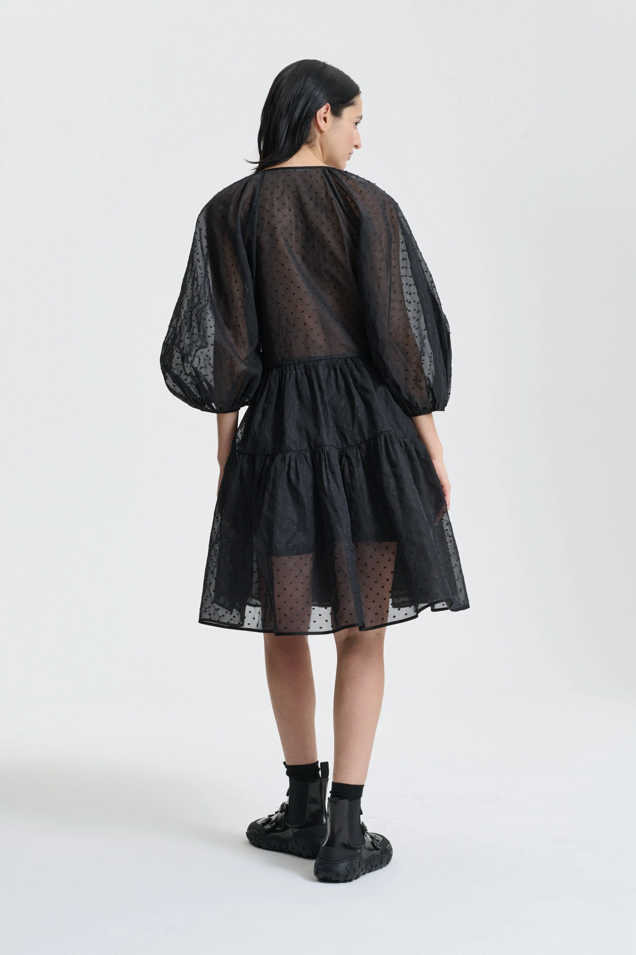 MIRABELLE | DRESS PLUMETIS ORGANDIE BLACK sold by Cecilie Bahnsen product image thumbnail 2