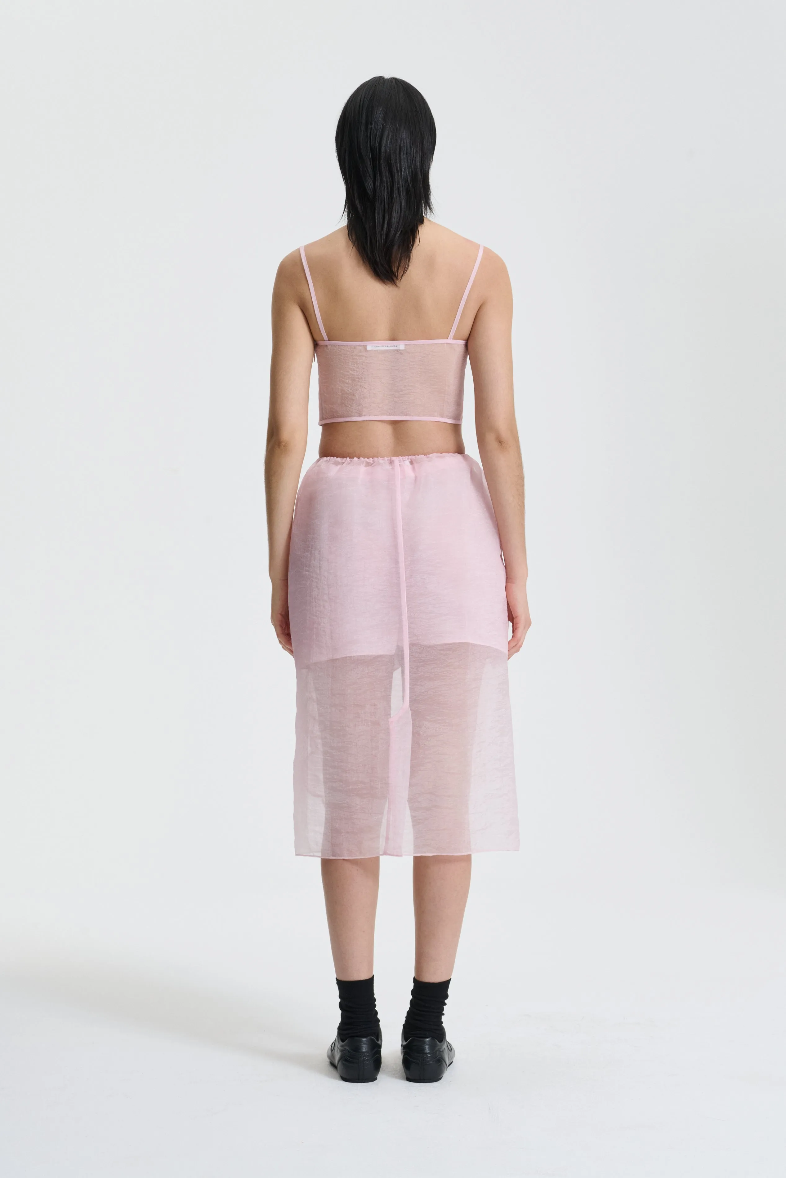 ANYA | BUSTIER TOP LIQUID MYRTIA BLUSH PINK sold by Cecilie Bahnsen product image thumbnail 2