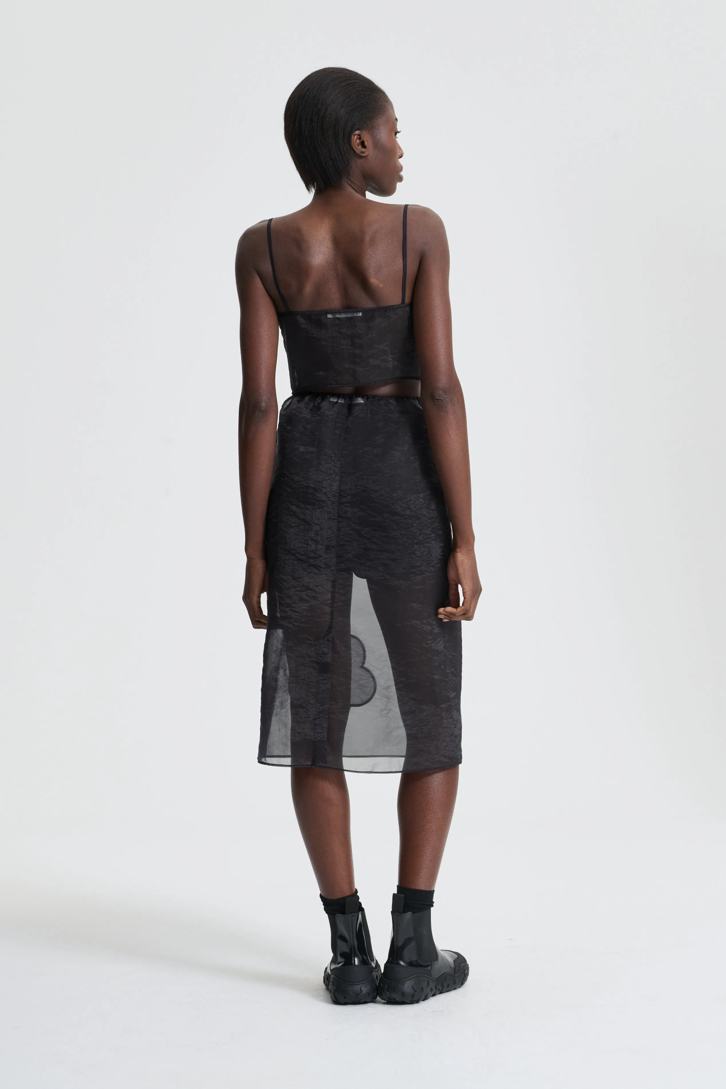 ANYA | BUSTIER LIQUID MYRTIA BLACK sold by Cecilie Bahnsen product image thumbnail 2