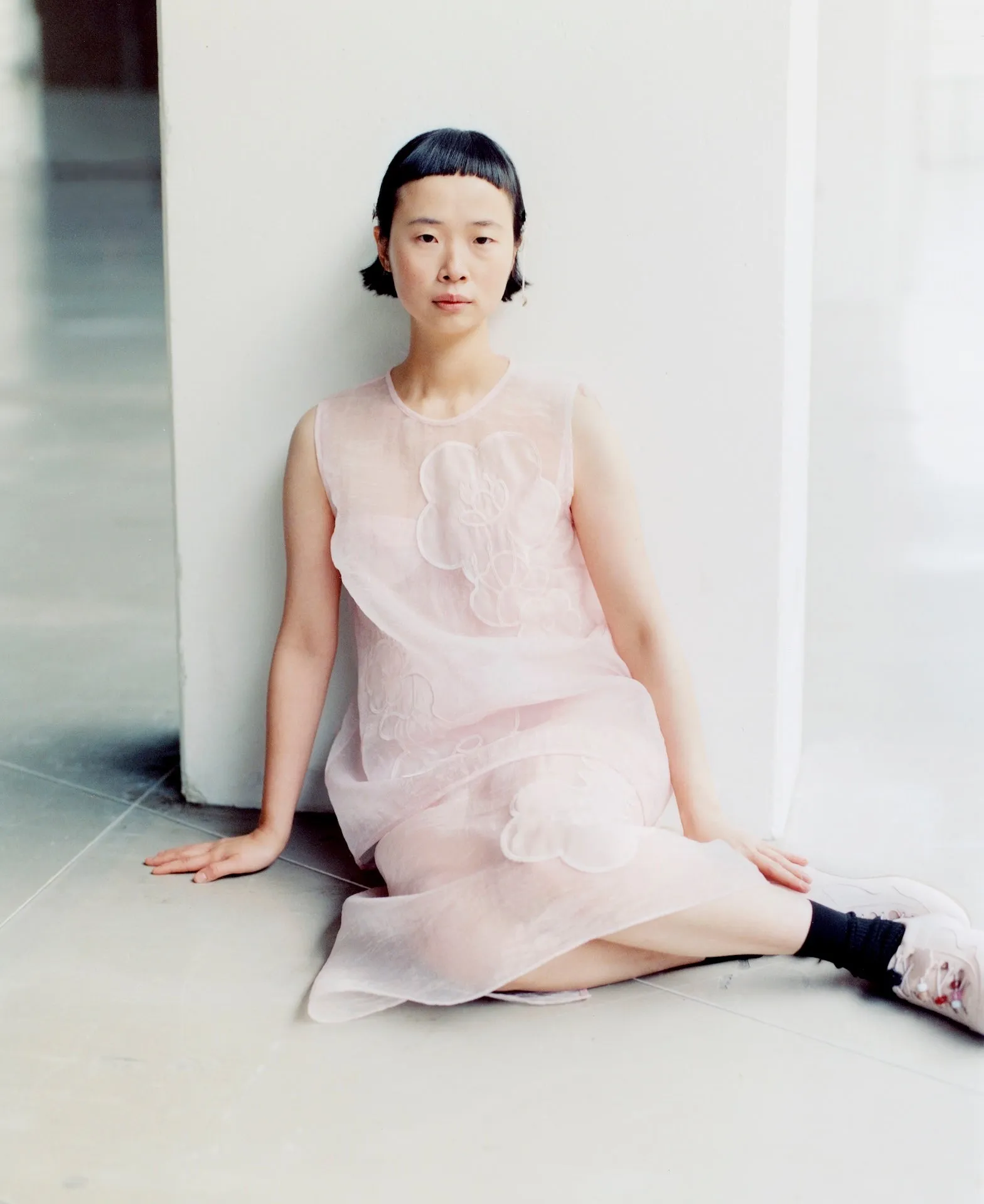 ALBA | TOP LIQUID MYRTIA BLUSH PINK sold by Cecilie Bahnsen product image thumbnail 4