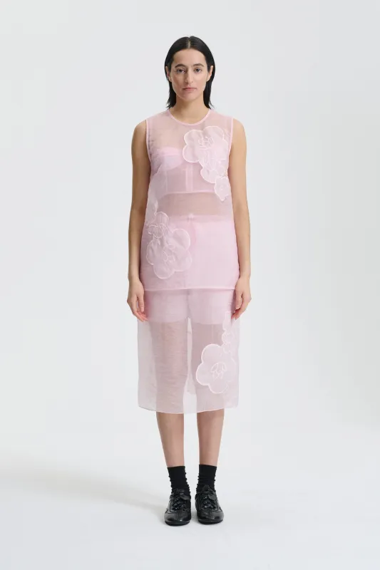 ALBA | TOP LIQUID MYRTIA BLUSH PINK sold by Cecilie Bahnsen