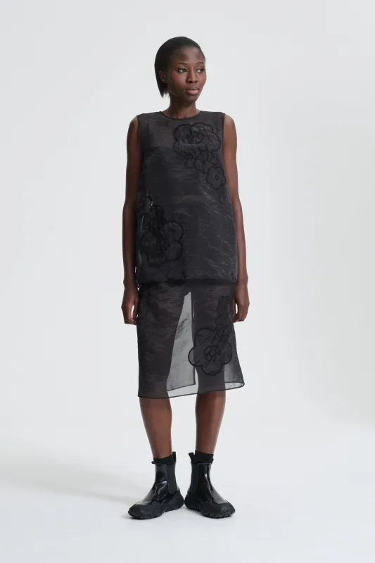 ALBA | TOP LIQUID MYRTIA BLACK sold by Cecilie Bahnsen