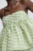BABETTE | TOP FIAMMA FIL-COUPÉ PASTEL GREEN sold by Cecilie Bahnsen