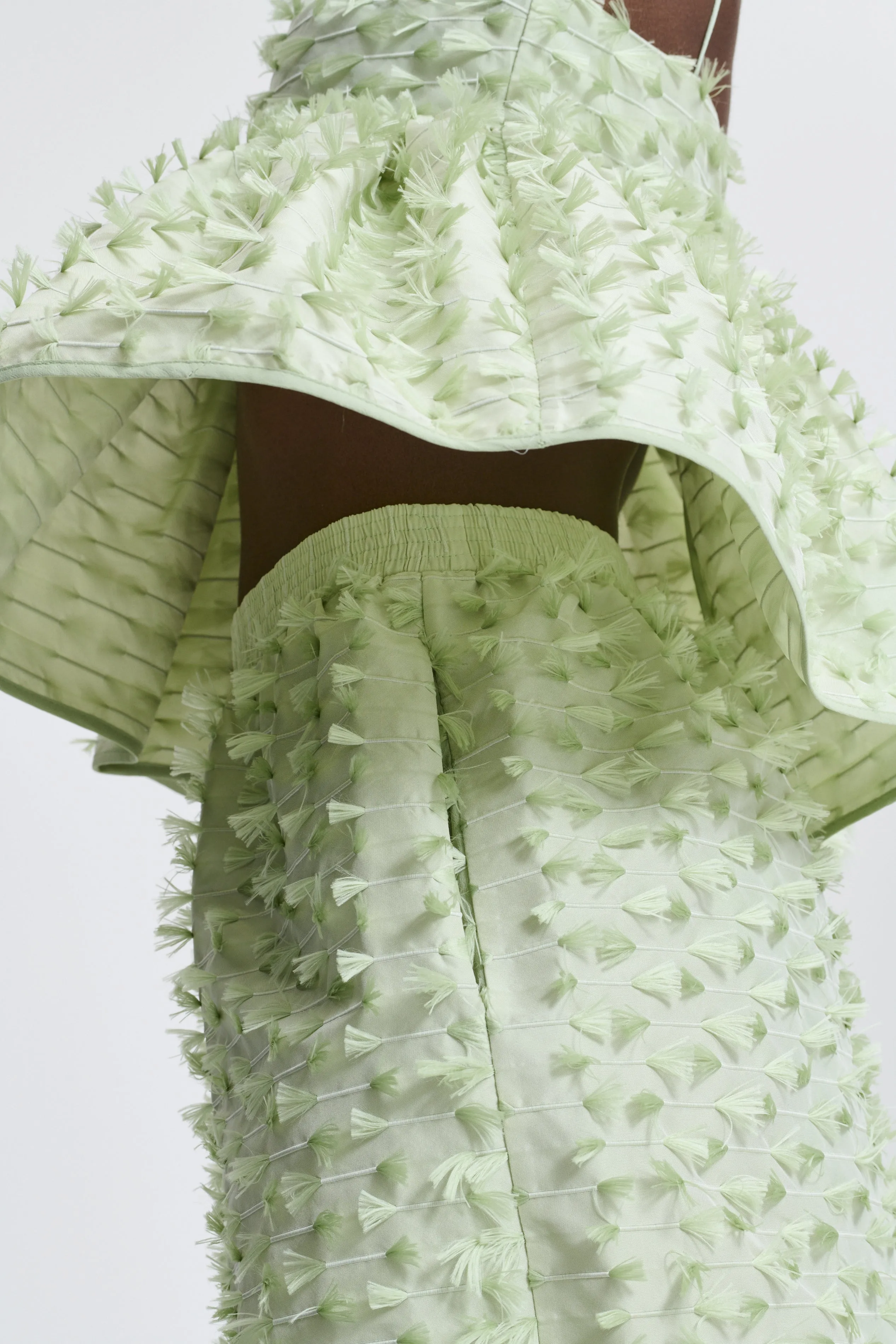 BABETTE | TOP FIAMMA FIL-COUPÉ PASTEL GREEN sold by Cecilie Bahnsen product image thumbnail 4